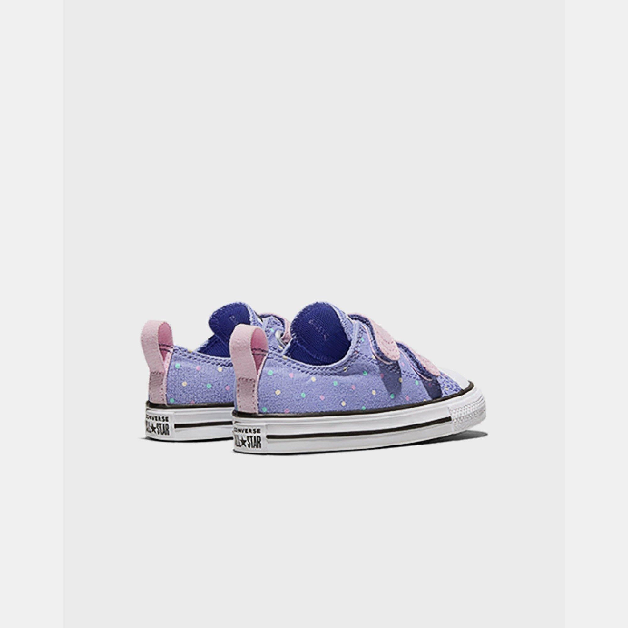 525-Very Peri - Converse - Unisex Kids' Chuck Taylor All Star Bea Canvas Trainers - 3