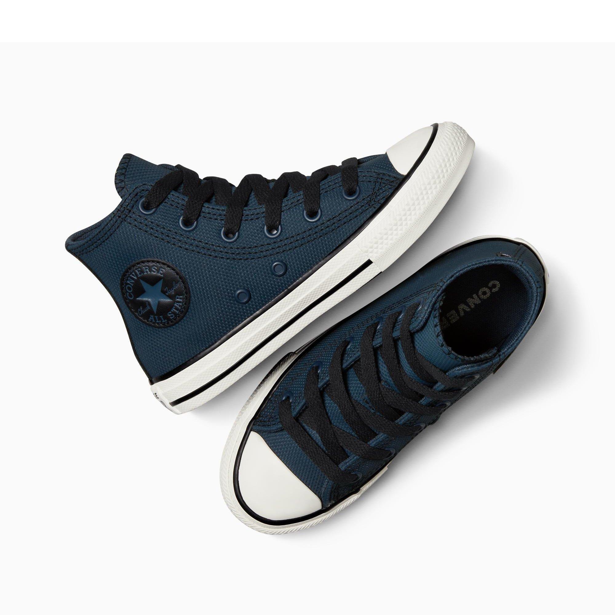 410-Navy/Blac - Converse - Unisex Kids' Chuck Taylor All Star Dur Canvas High-Top Trainers - 4
