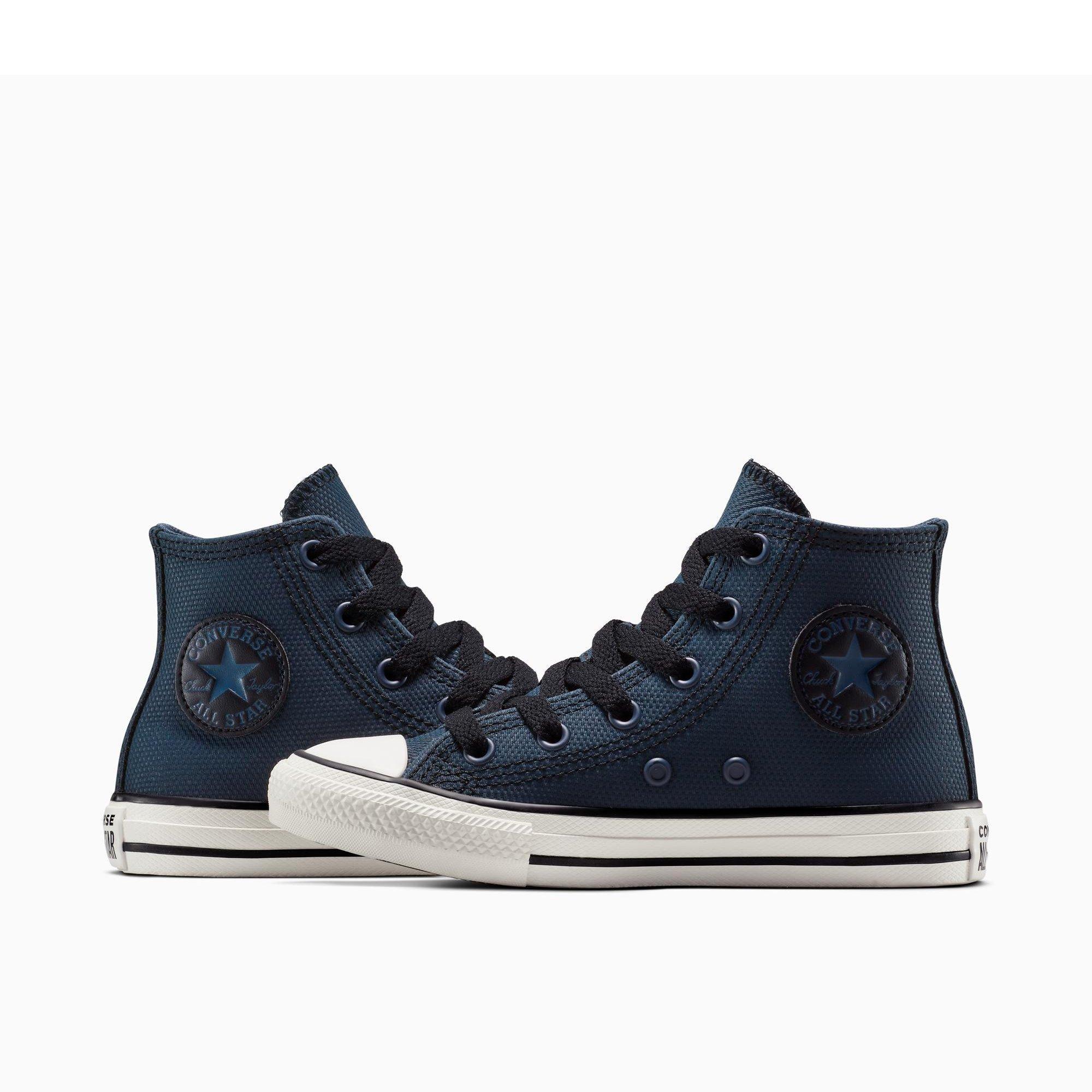 410-Navy/Blac - Converse - Unisex Kids' Chuck Taylor All Star Dur Canvas High-Top Trainers - 5