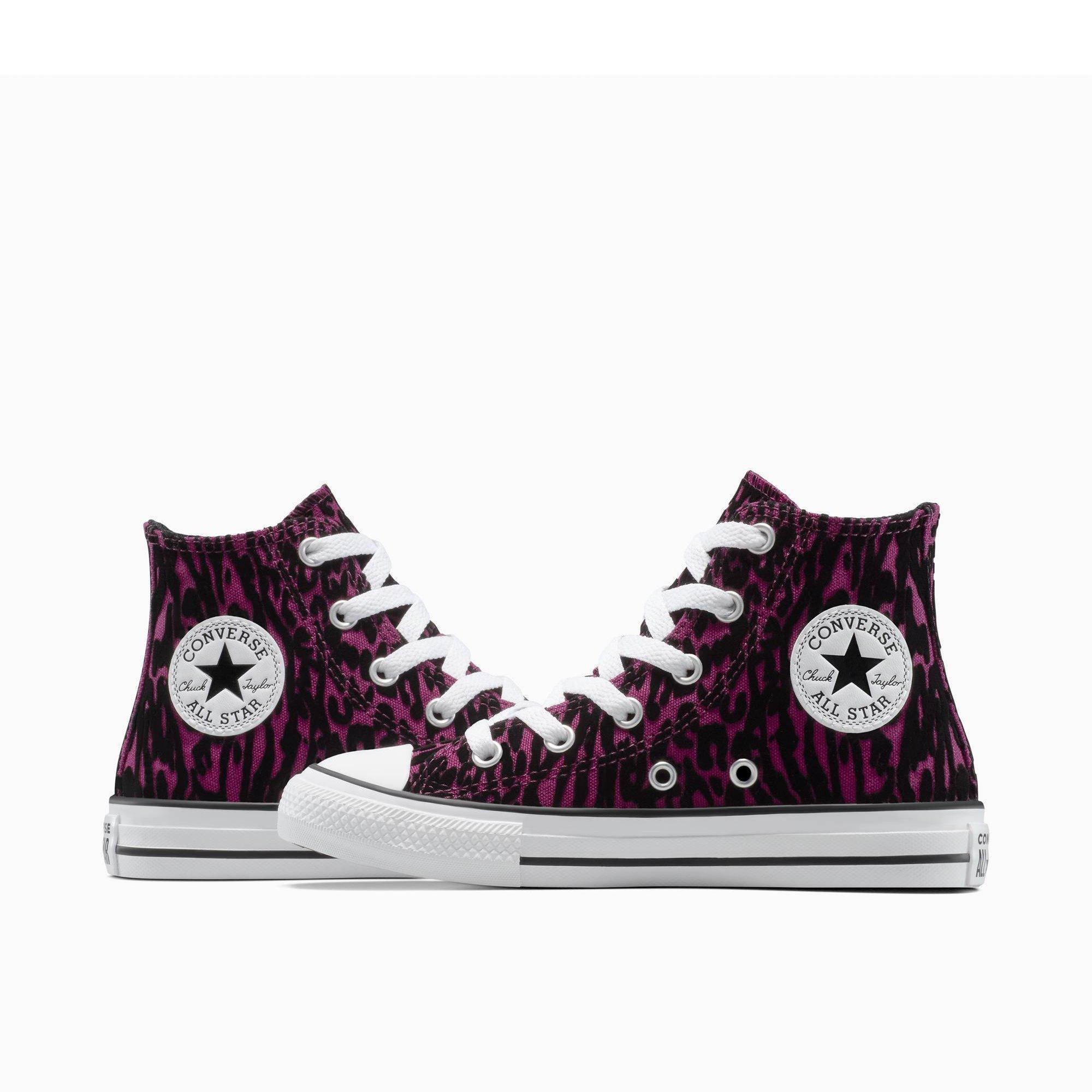 592-Frozen Ac - Converse - Unisex Kids' Chuck Taylor All Star Canvas High-Top Trainers - 4