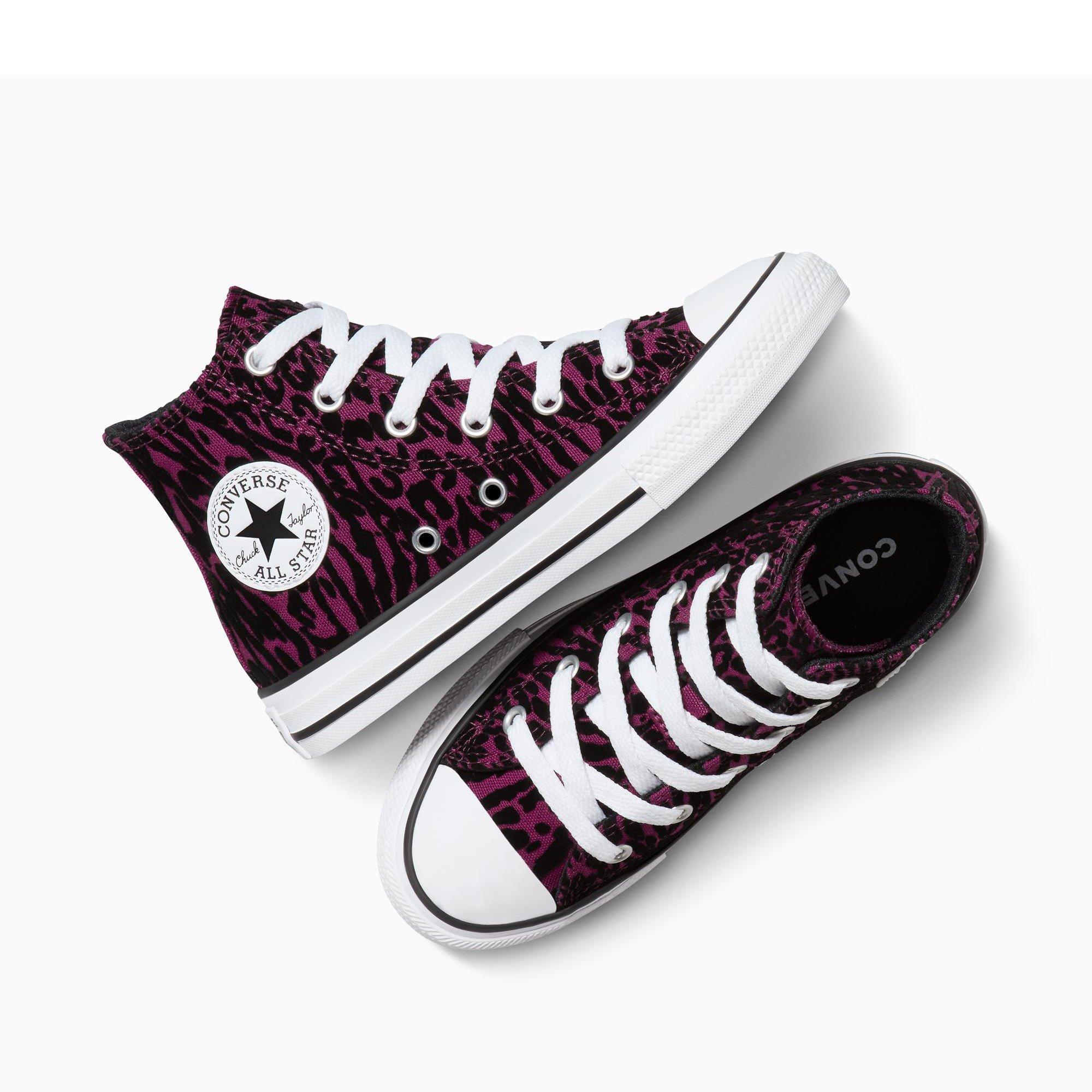592-Frozen Ac - Converse - Unisex Kids' Chuck Taylor All Star Canvas High-Top Trainers - 5