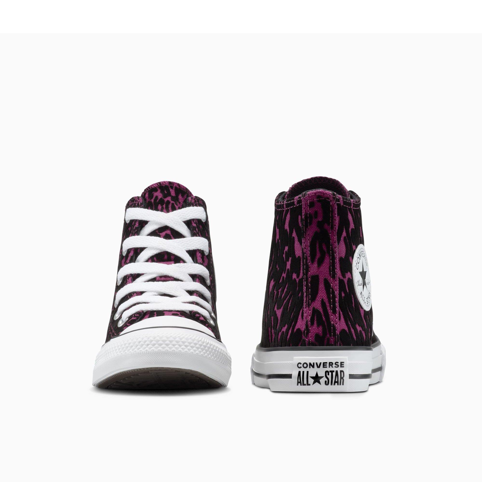 592-Frozen Ac - Converse - Unisex Kids' Chuck Taylor All Star Canvas High-Top Trainers - 6