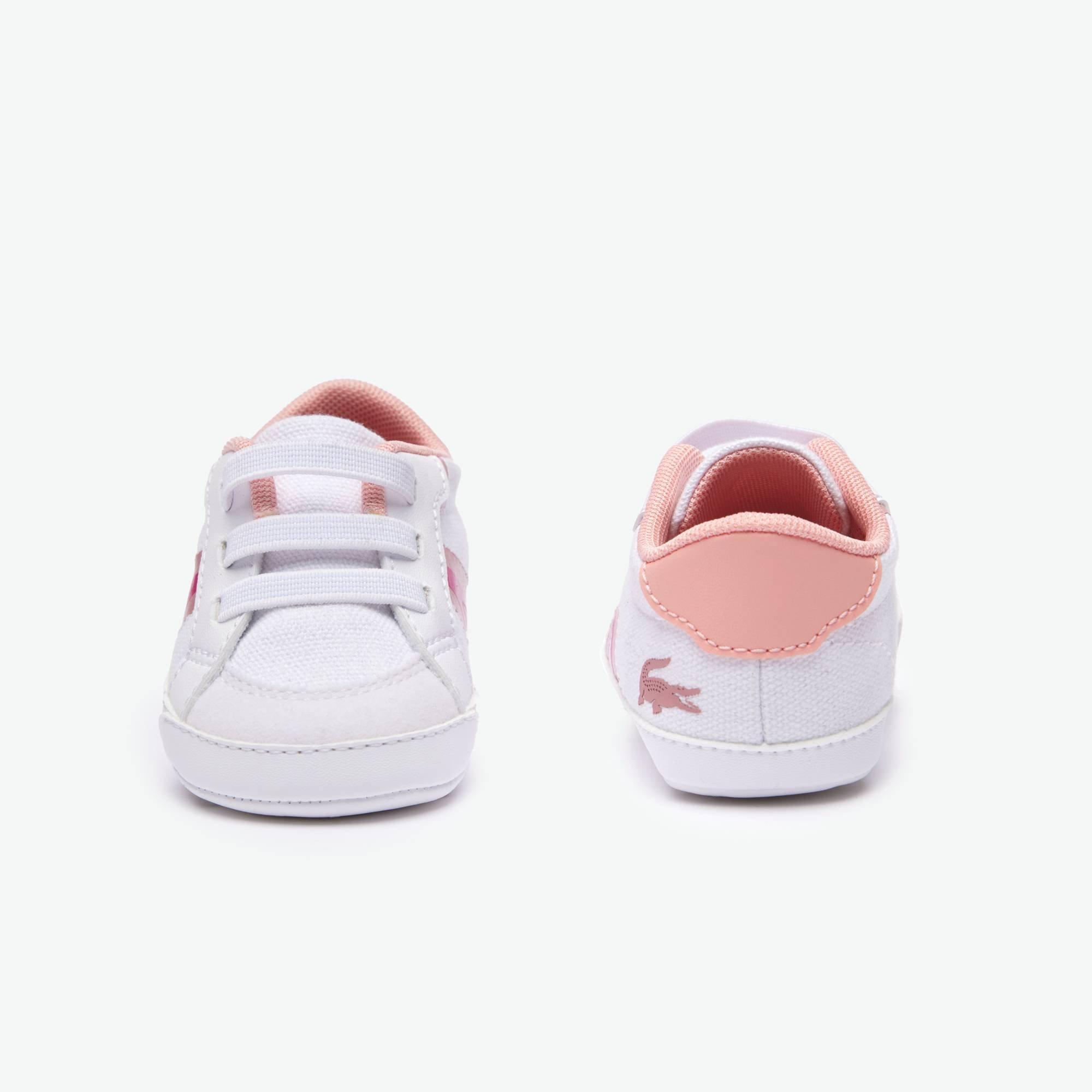 Branco/Rosa B53 - Lacoste - L004 Crib Shoes Baby - 2