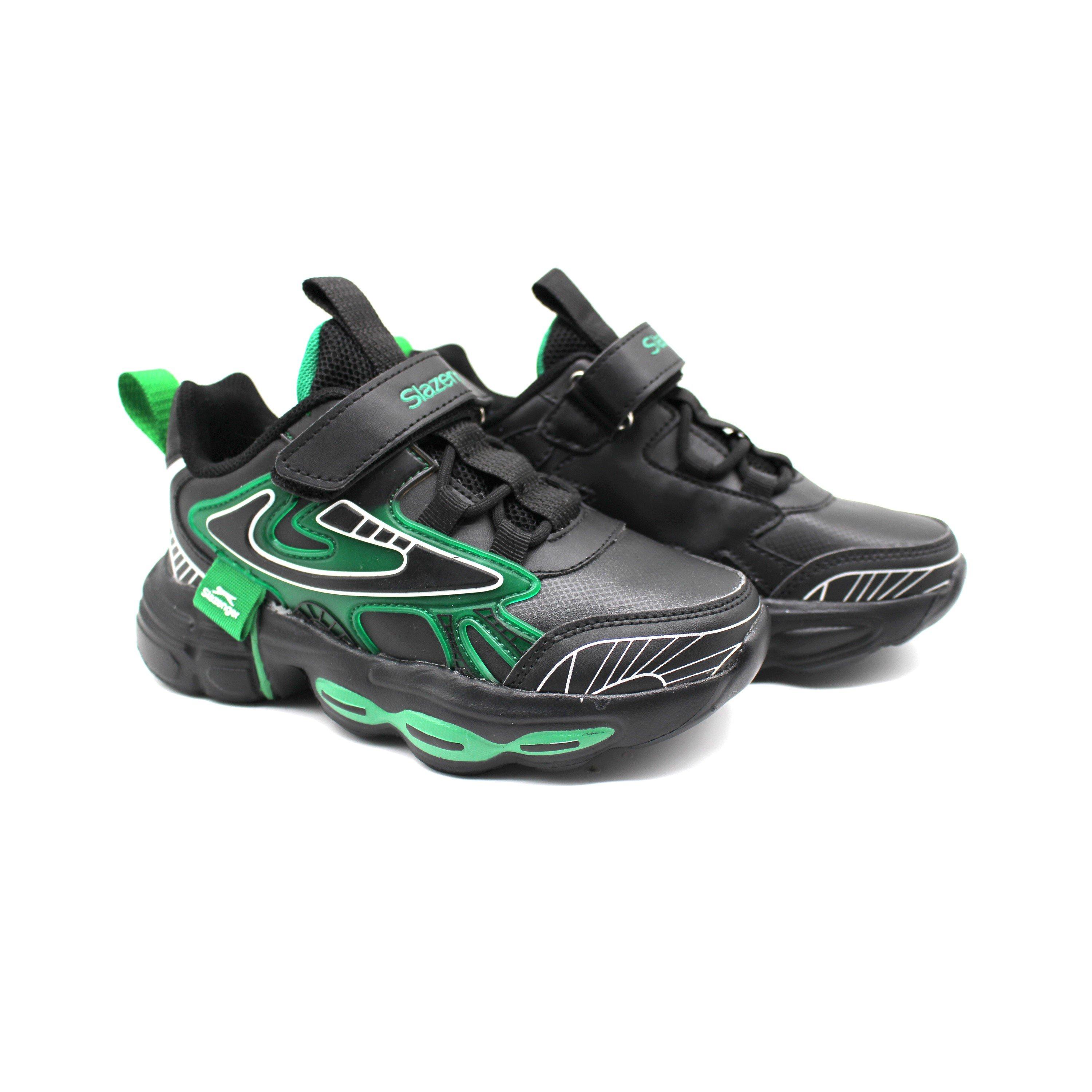 BLACK/GREEN - Slazenger - THIMBA Trainers Childrens - 3
