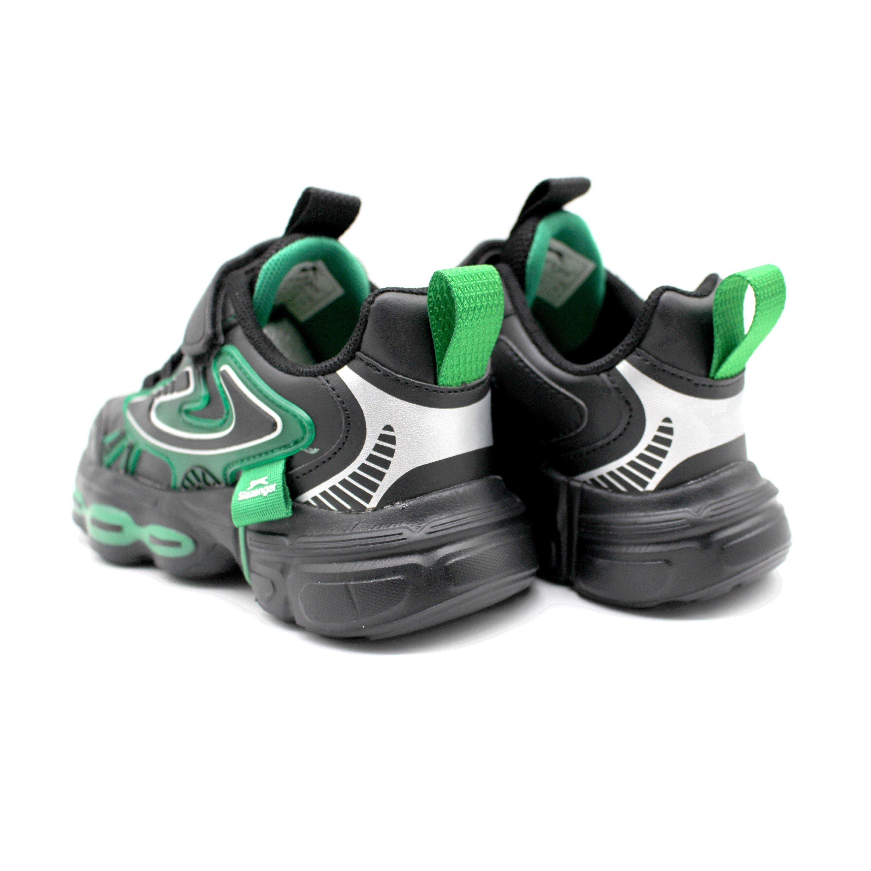 BLACK/GREEN - Slazenger - THIMBA Trainers Childrens - 4