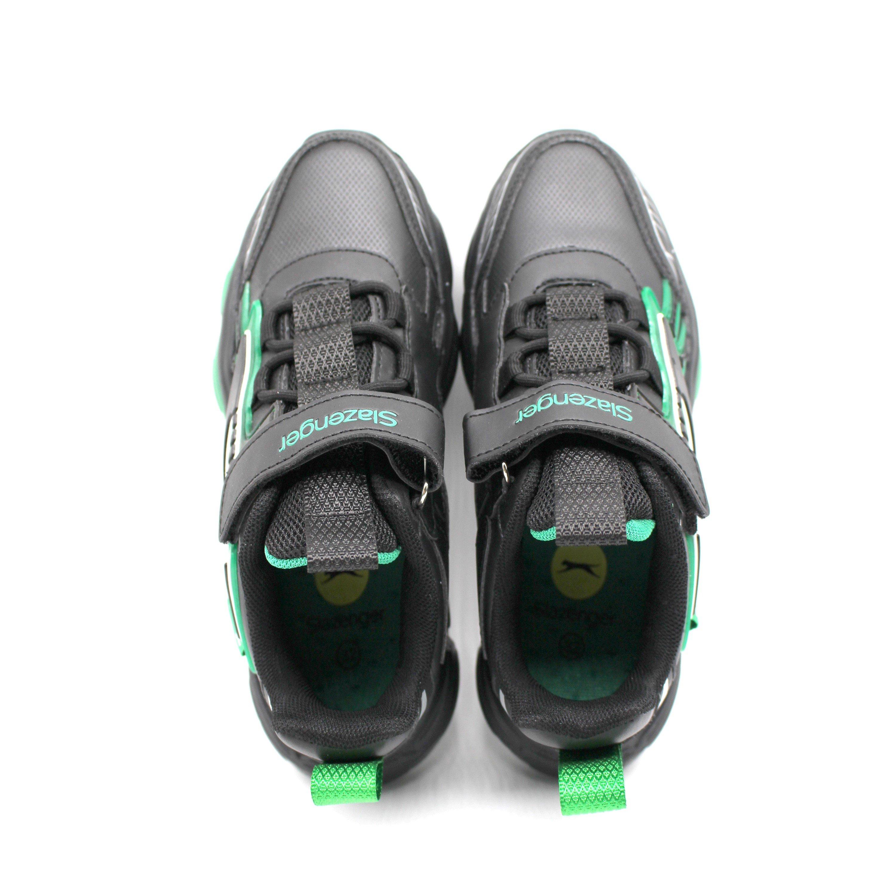 BLACK/GREEN - Slazenger - THIMBA Trainers Childrens - 5