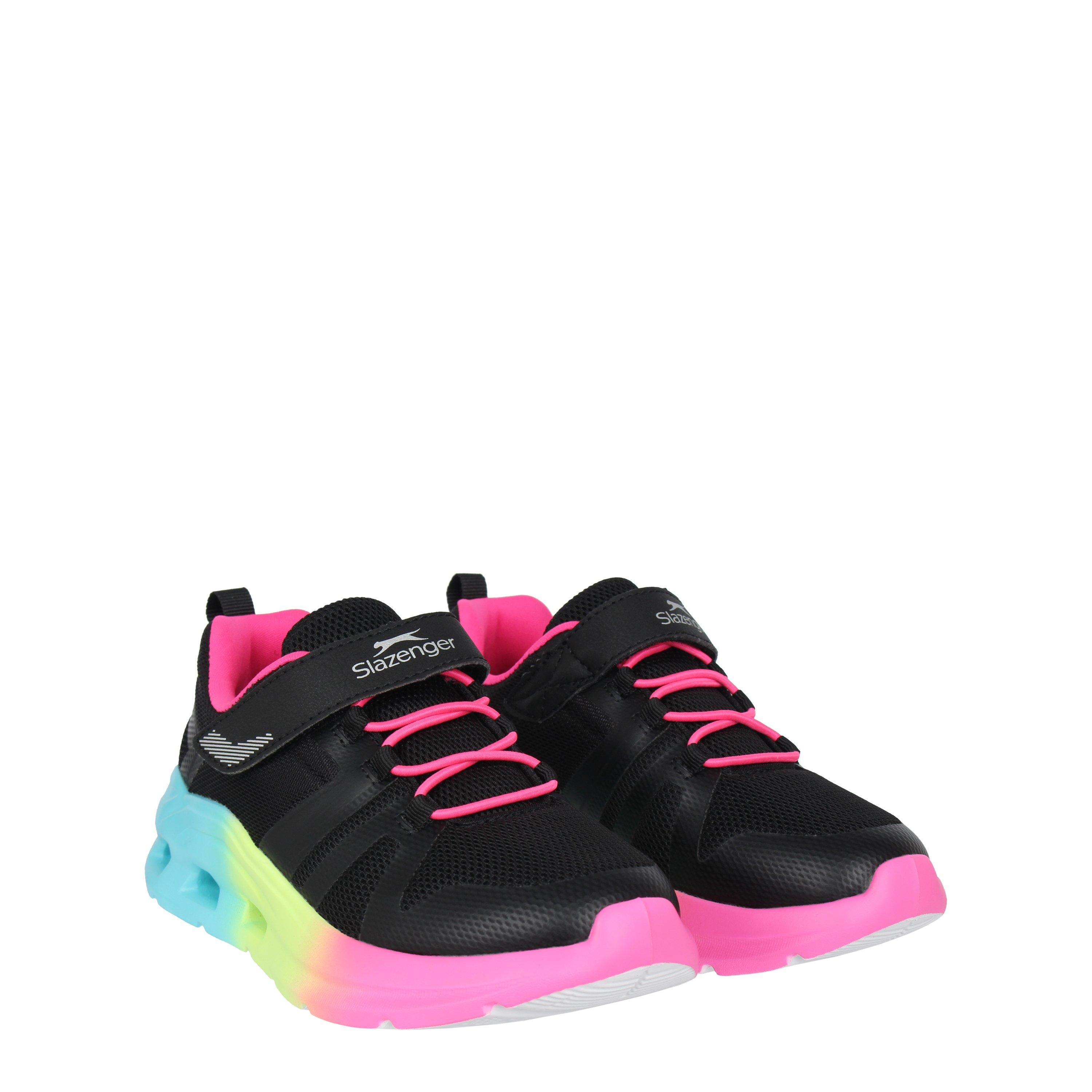 Black/Multi - Slazenger - Spinner Trainers Childrens - 3