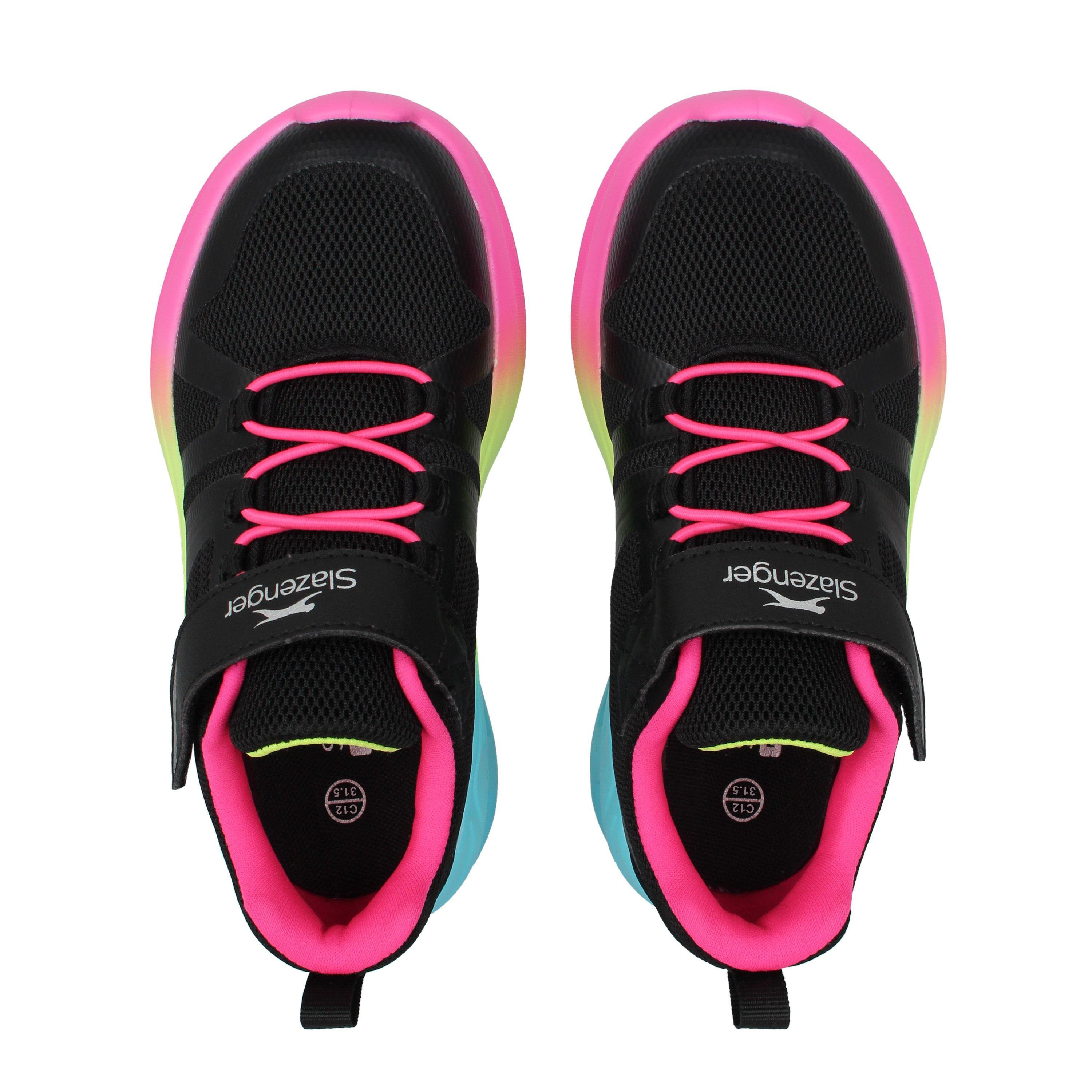 Black/Multi - Slazenger - Spinner Trainers Childrens - 5