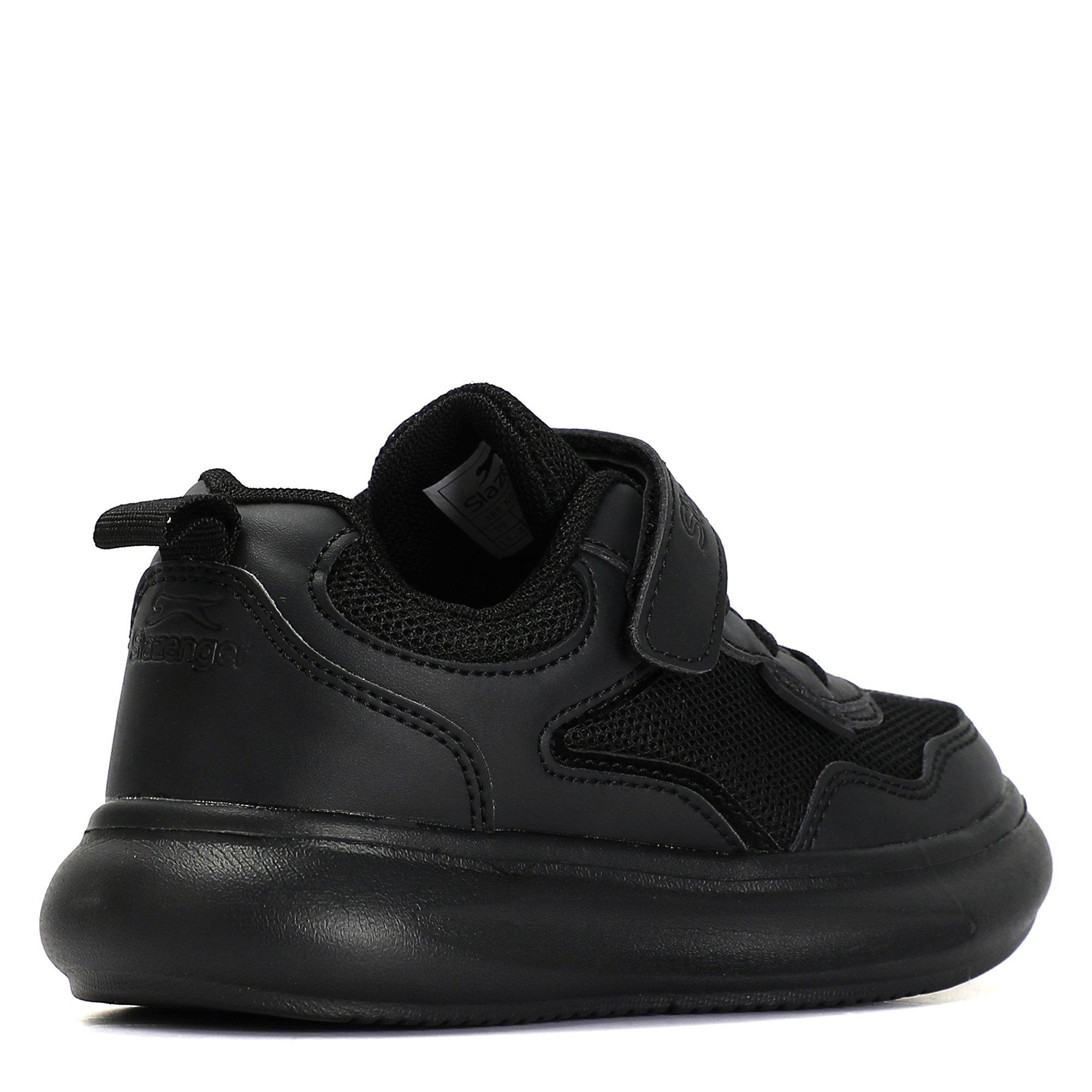 AlL BLACK - Slazenger - Slazenger Tino Boys Shoes - 6