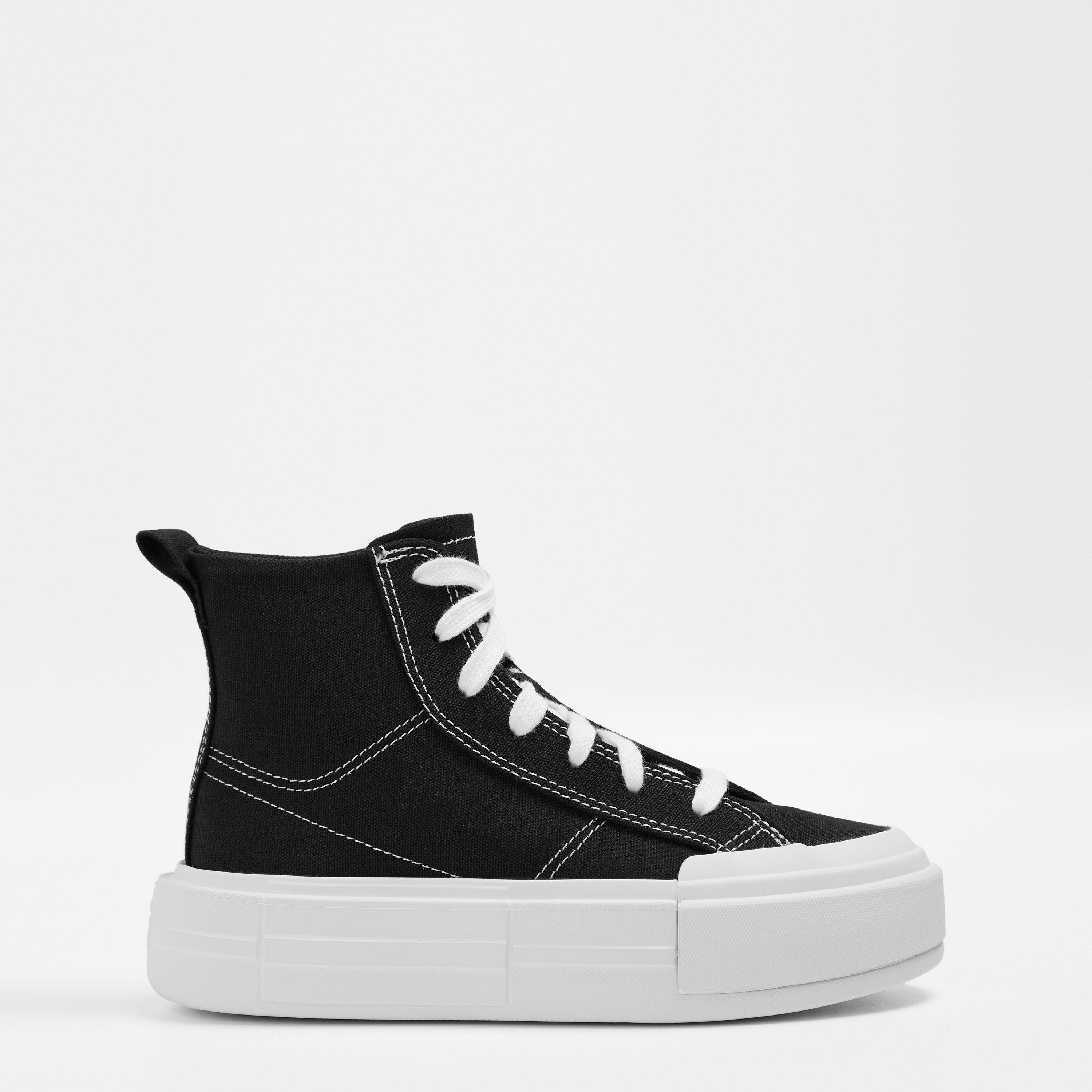 Blk/Wht 001 - Converse - Cruise Chuck Taylor All Star High Top Trainers Childrens - 1