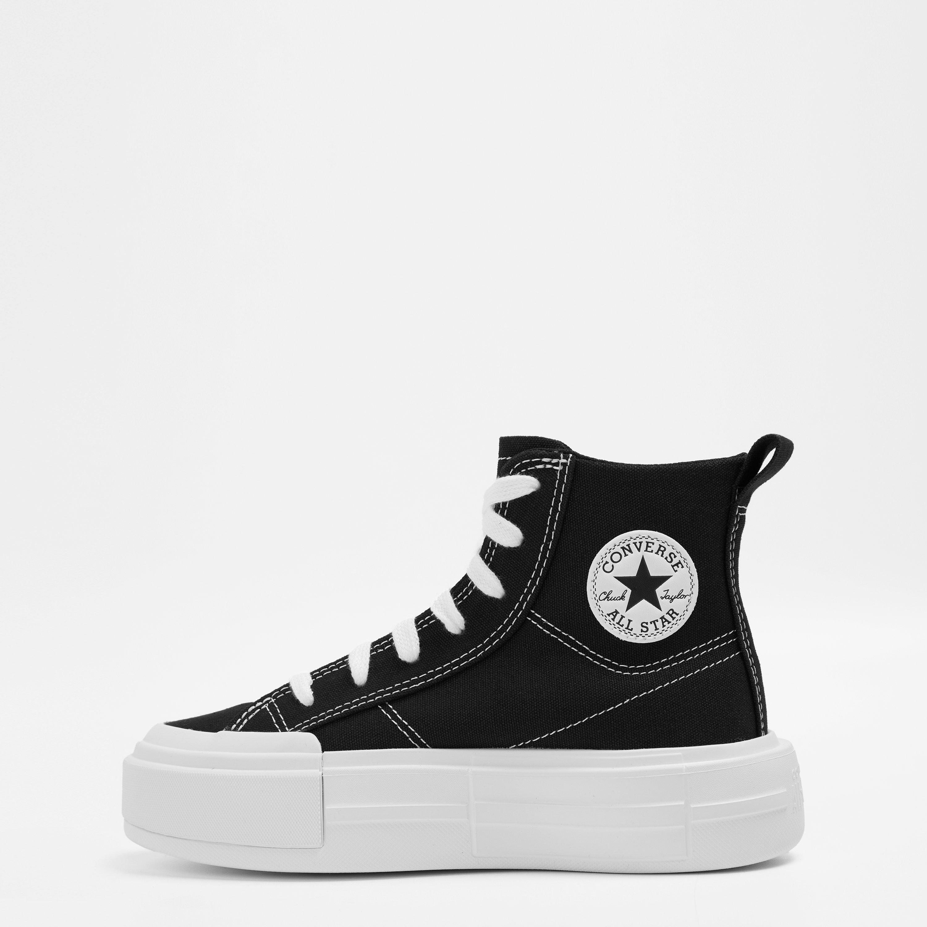 Blk/Wht 001 - Converse - Cruise Chuck Taylor All Star High Top Trainers Childrens - 2