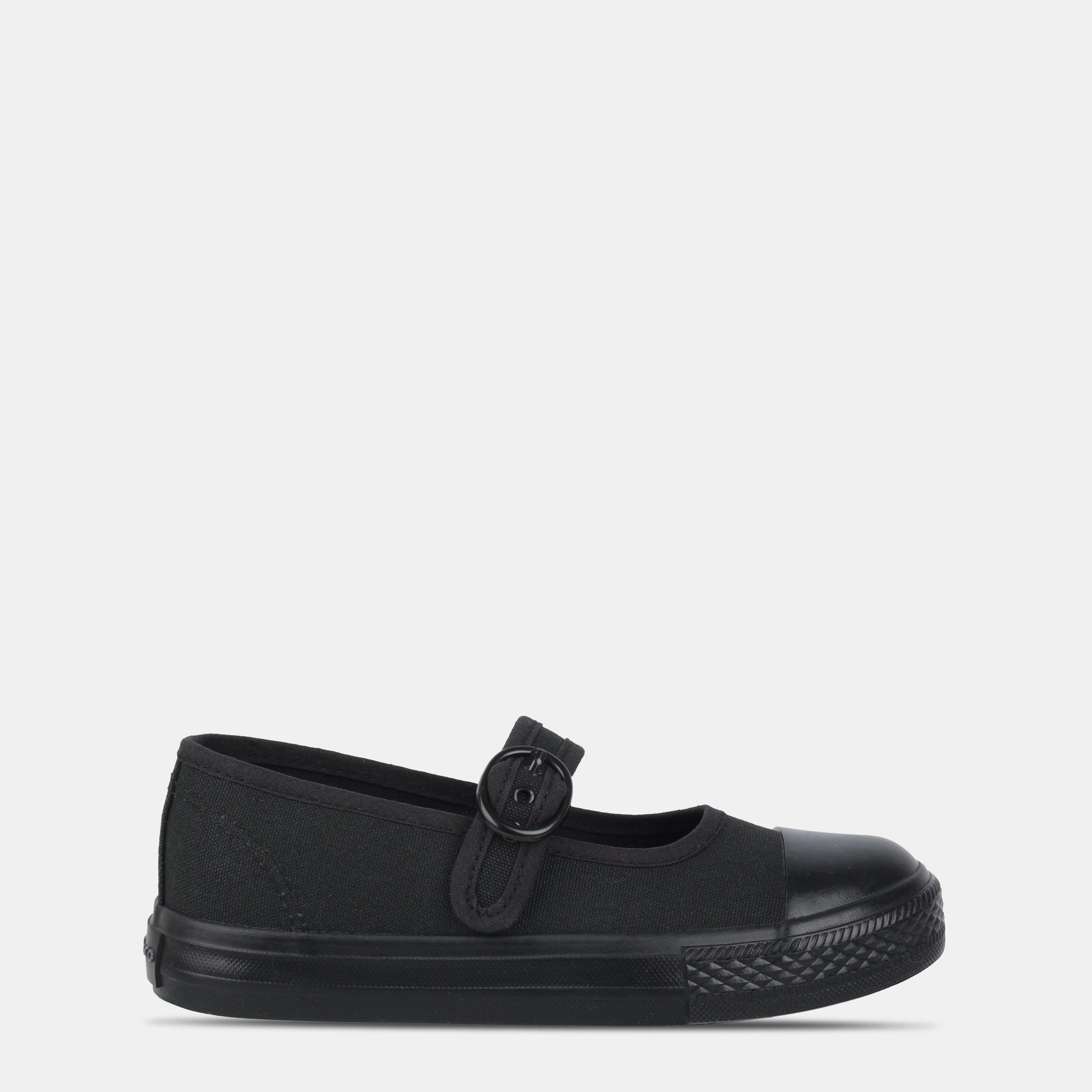 Schwarz - SoulCal - Kids' Canvas Hook and Loop Trainers - 1