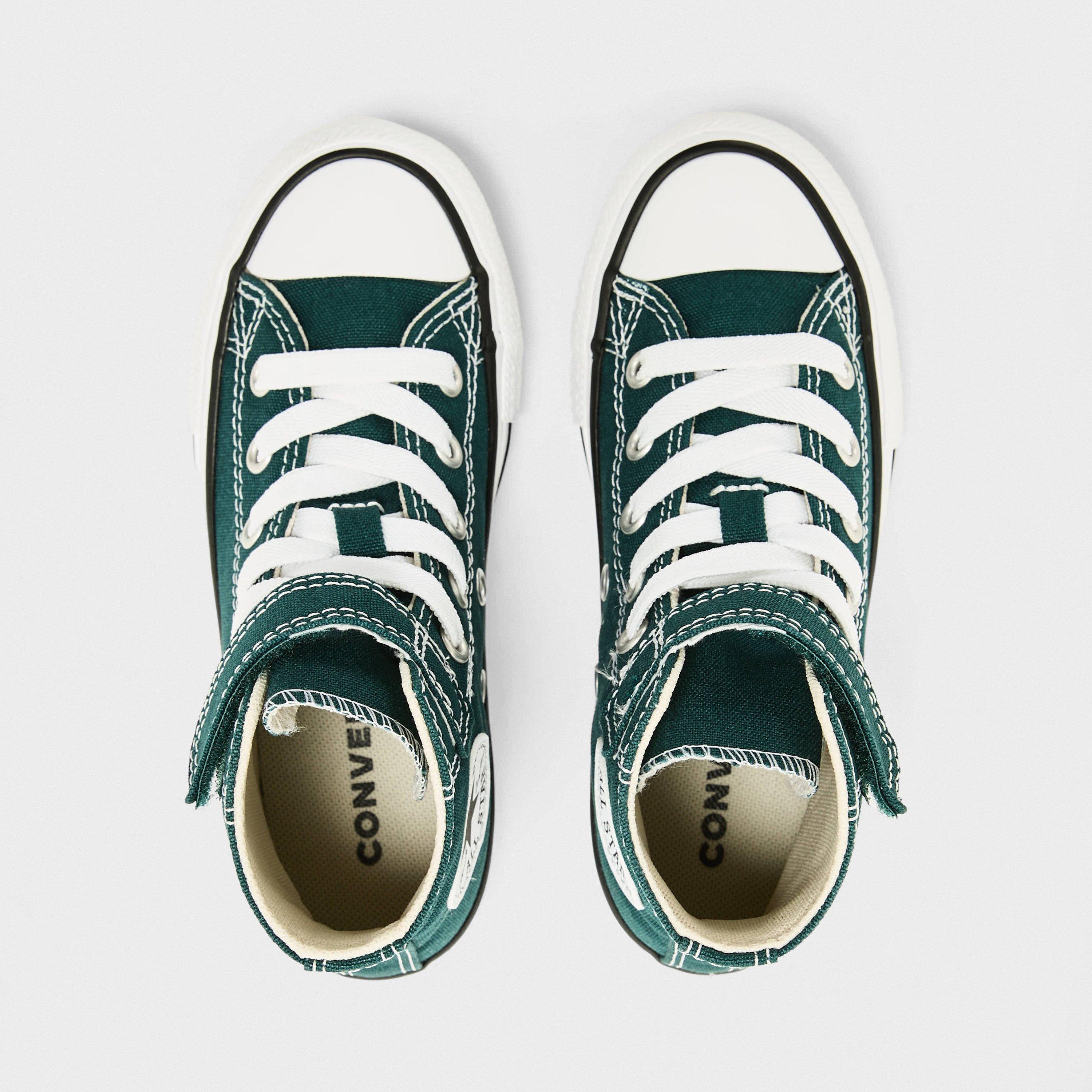 Darkly Jade - Converse - Kids' Canvas High-Top Trainers - 4