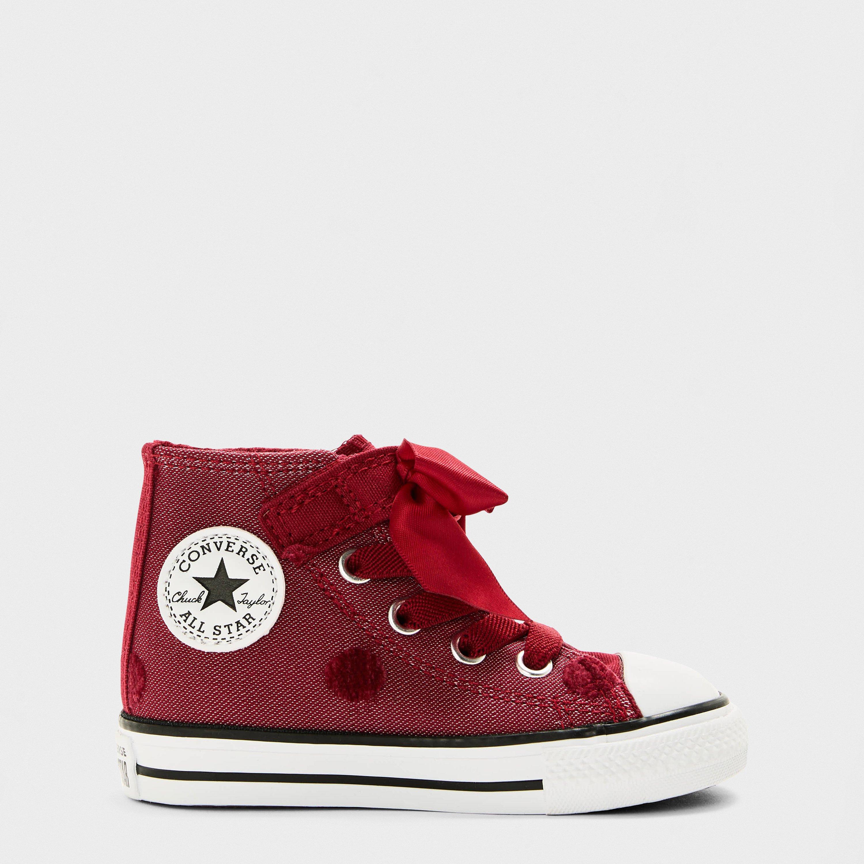 Converse  Kids' Chuck Disco Canvas Trainers - Altitude Lilac - C5 (22)