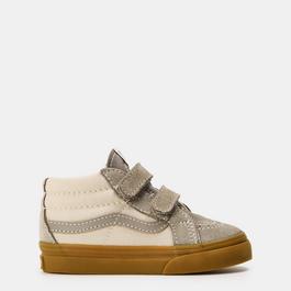 Vans Sk8-Mid Reissue V Satin Rose Purple High-Top Trainers Unisex Kids