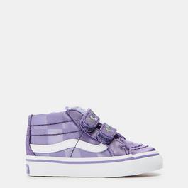 Vans Sk8-Mid Reissue V Satin Rose Purple High-Top Trainers Unisex Kids