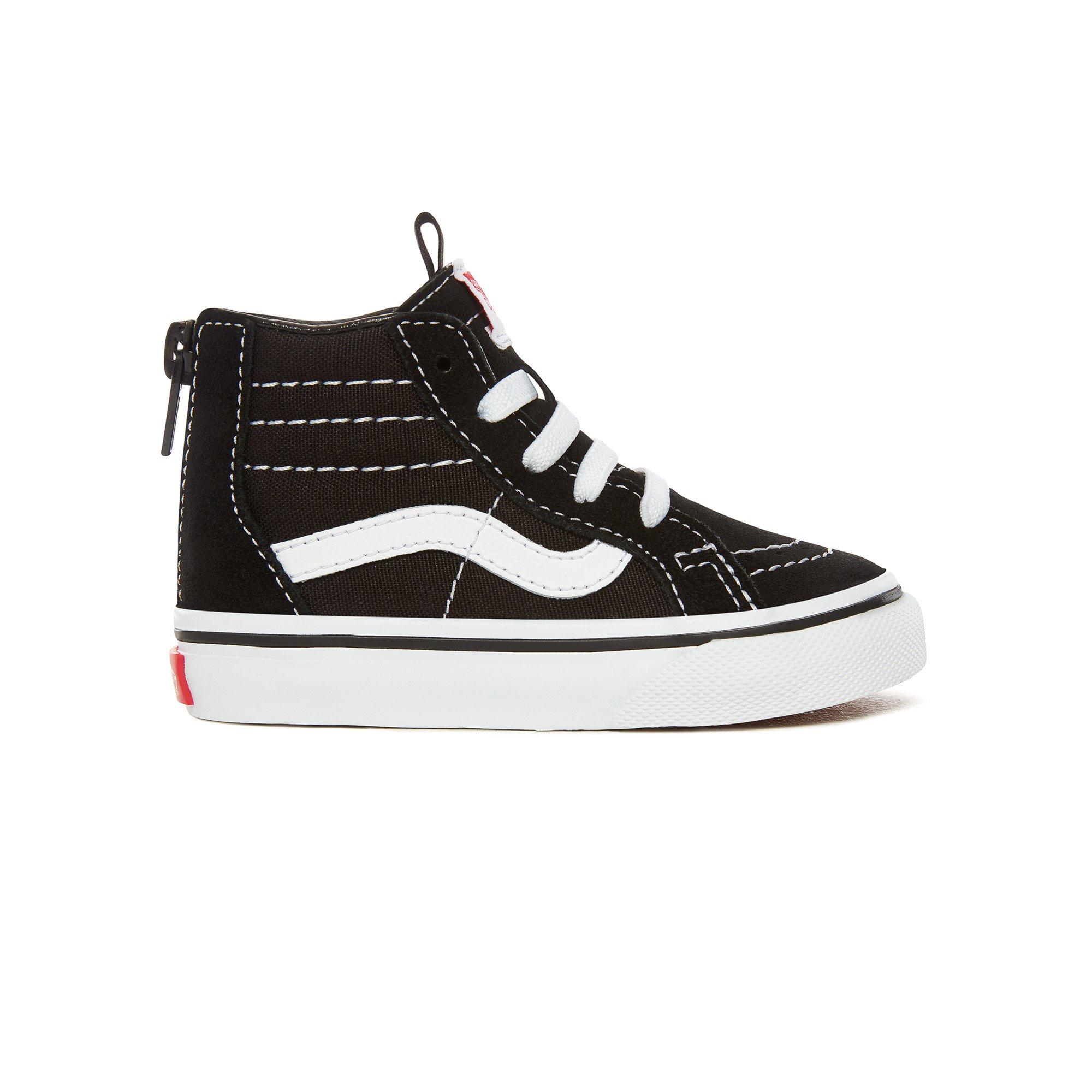 Vans  Sk8-Hi Zip Shoes Infants - Black/White - C5 (21)