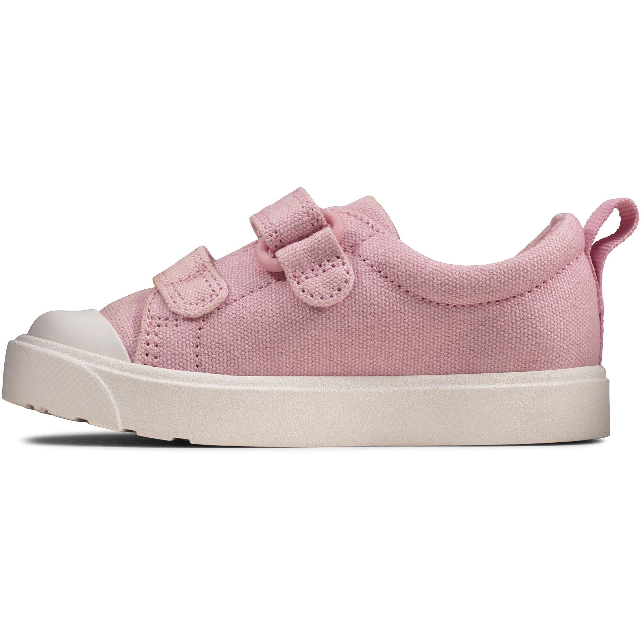 Pink Canvas - Clarks - City Bright Sneakers - 4