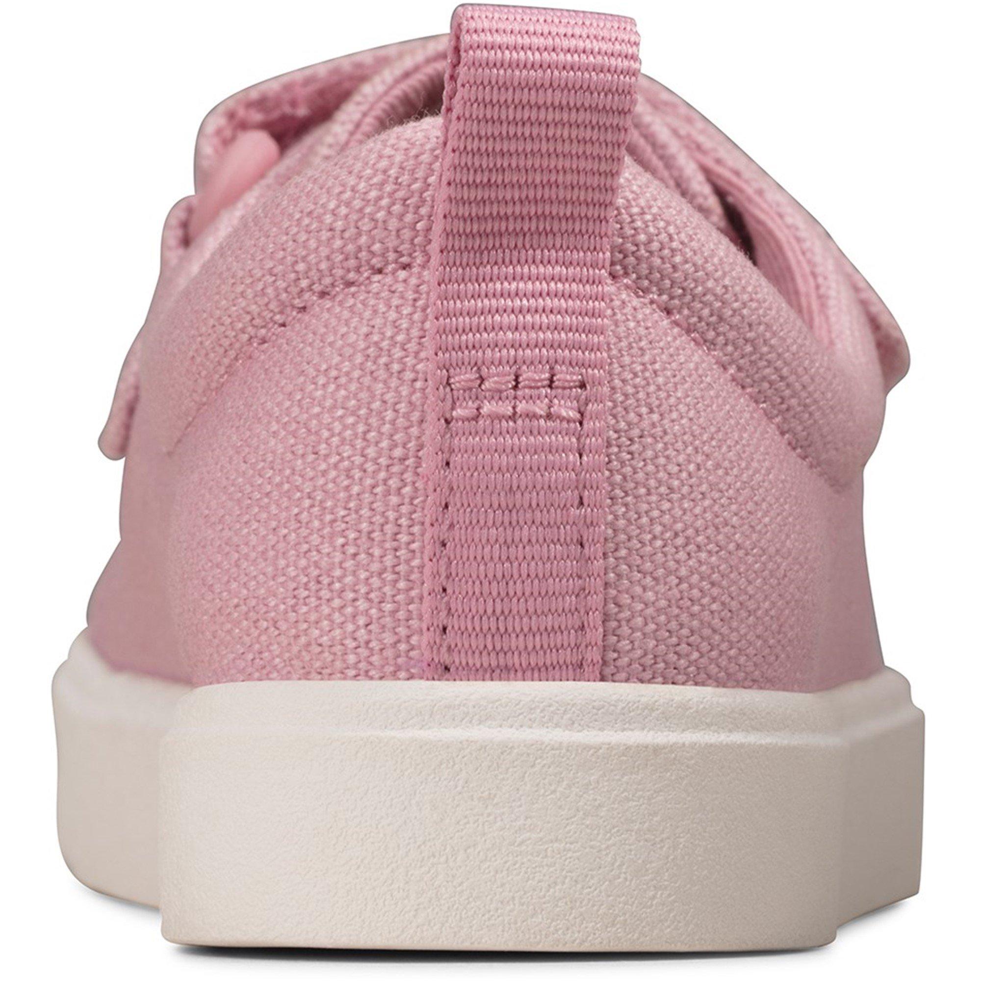 Pink Canvas - Clarks - City Bright Sneakers - 5