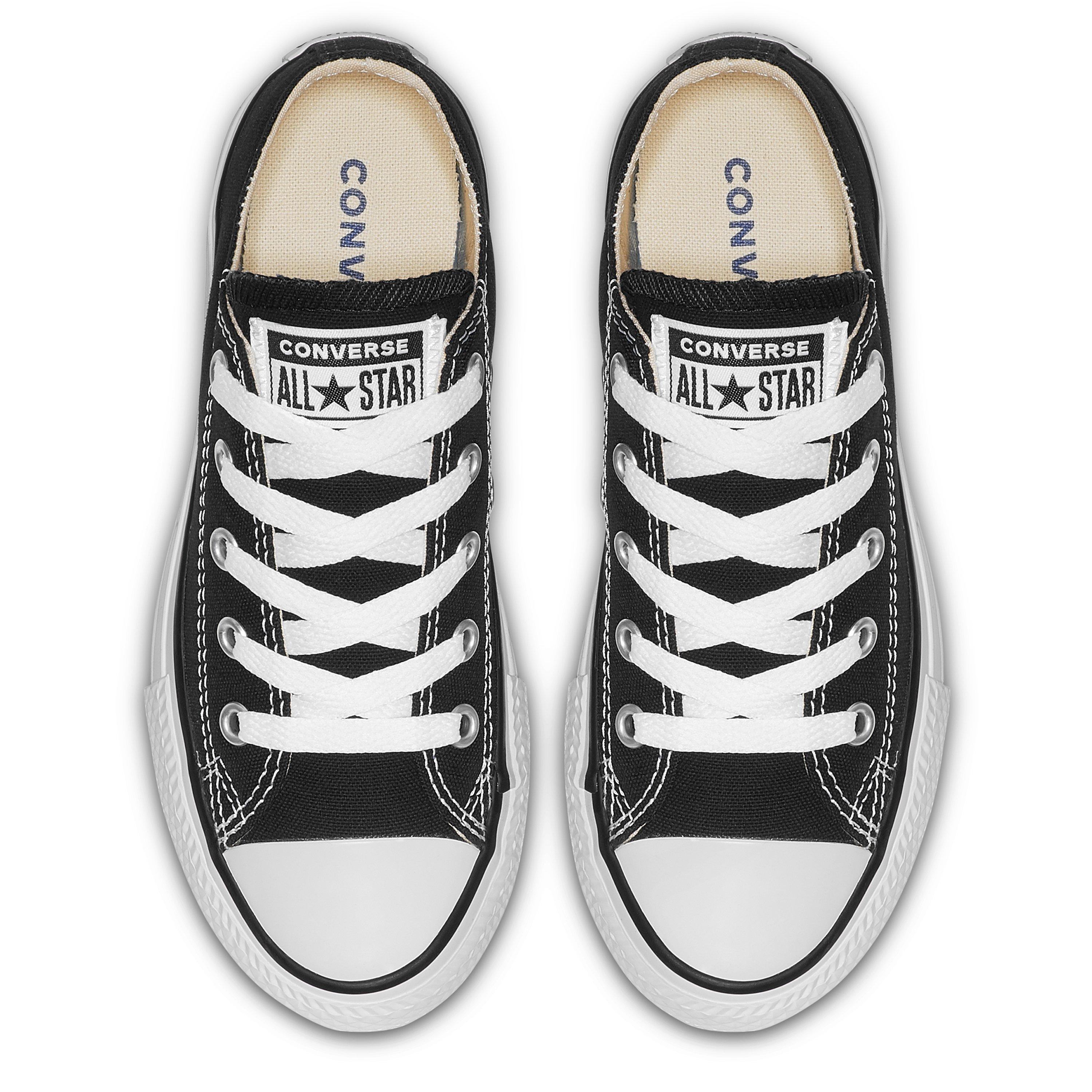 Black 001 - Converse - Chuck Taylor Ox Infants Trainers - 3