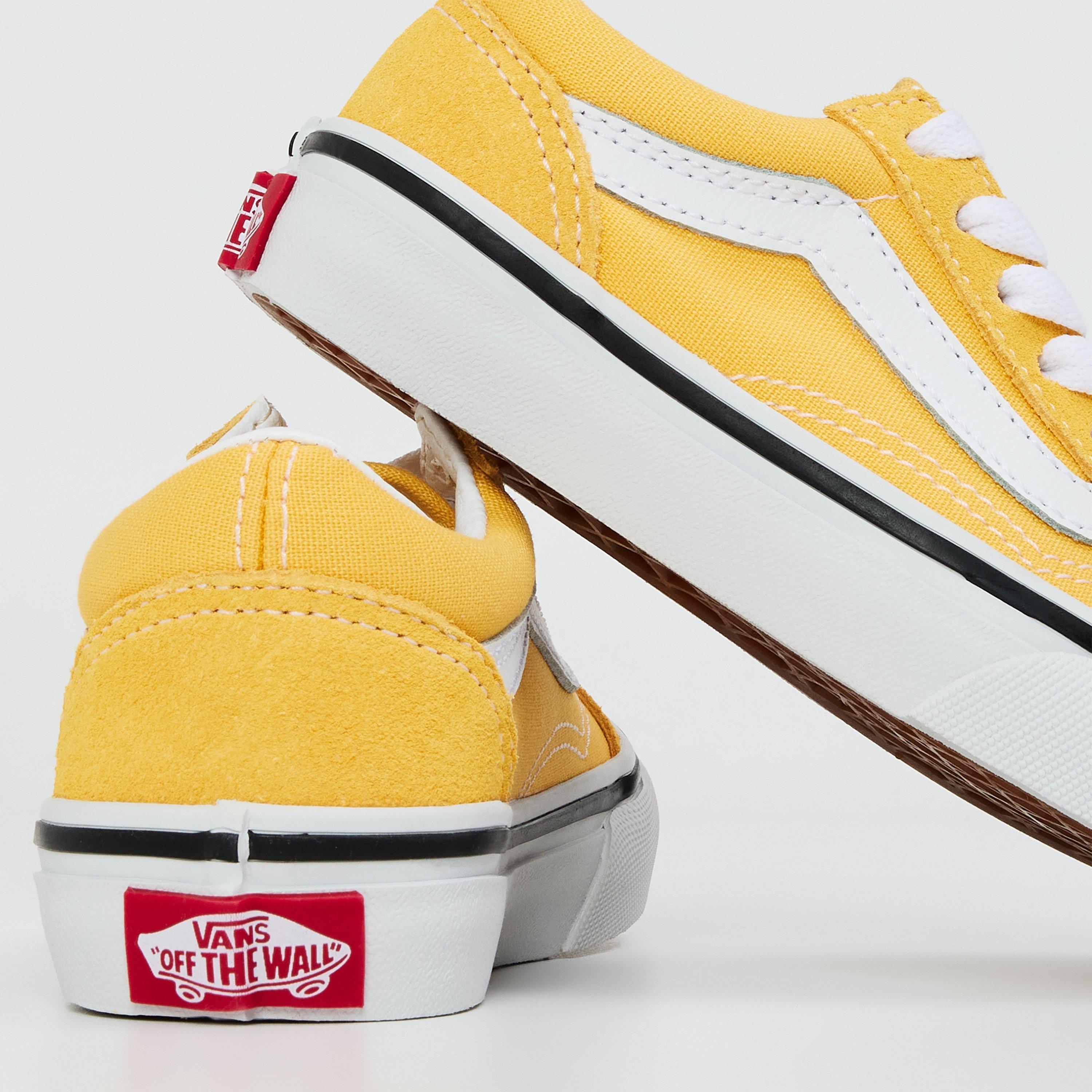 Banana Cream - Vans - Kids' Old Skool Daisies Black/True White Canvas Low Trainers - 3