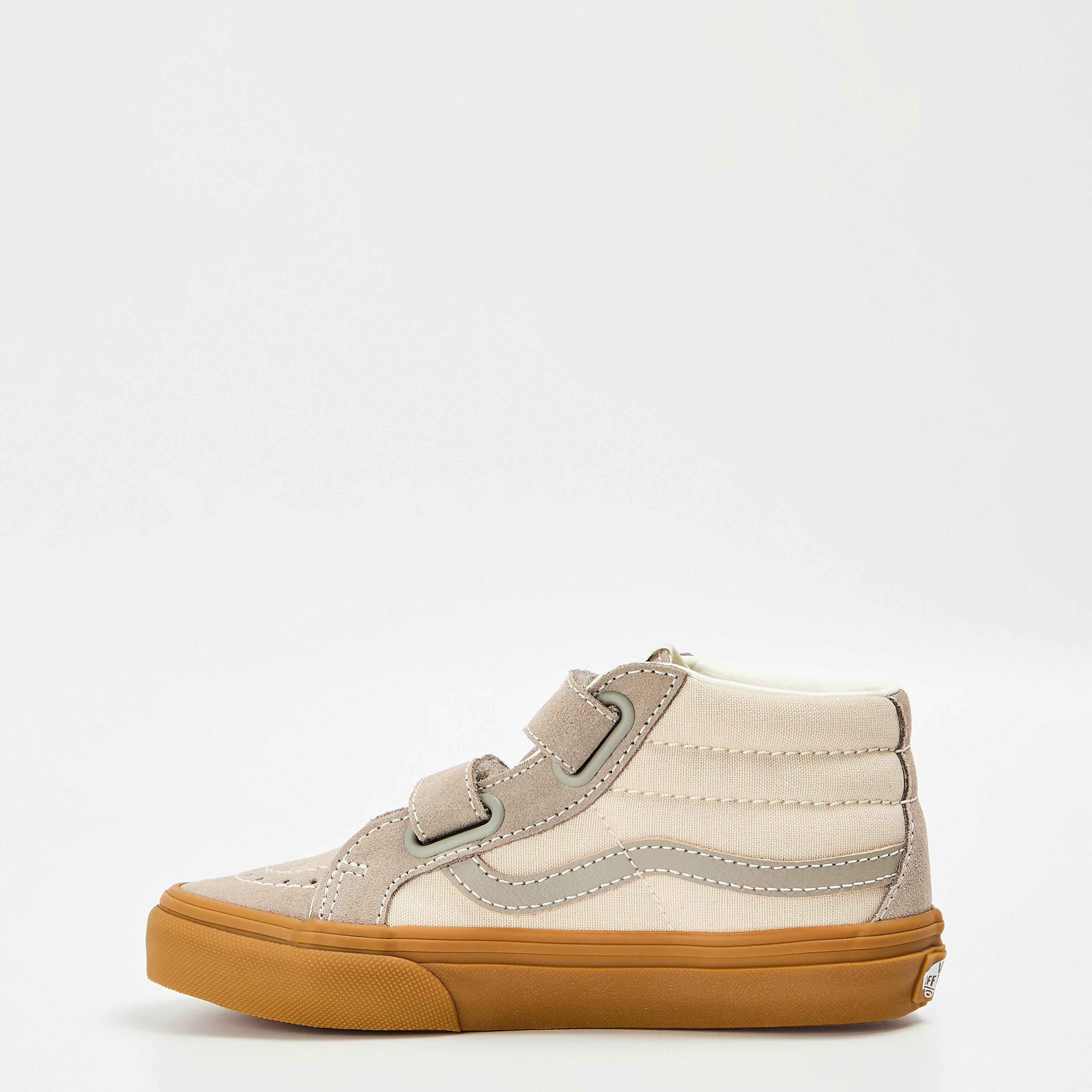 Gray/Gum - Vans - Kids' Mid Reissue Canvas High-Top Trainers - 2