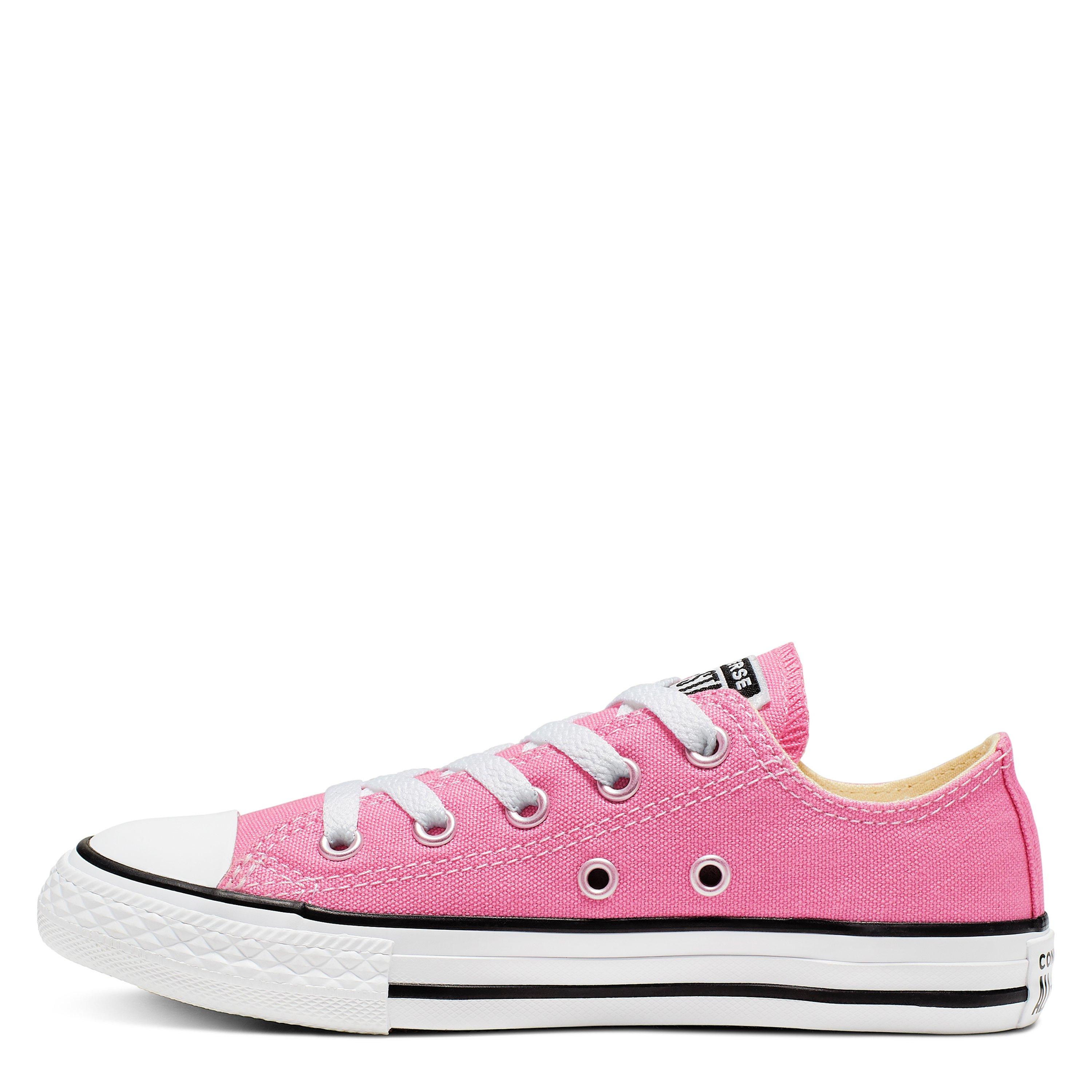 Pink low top converse best sale