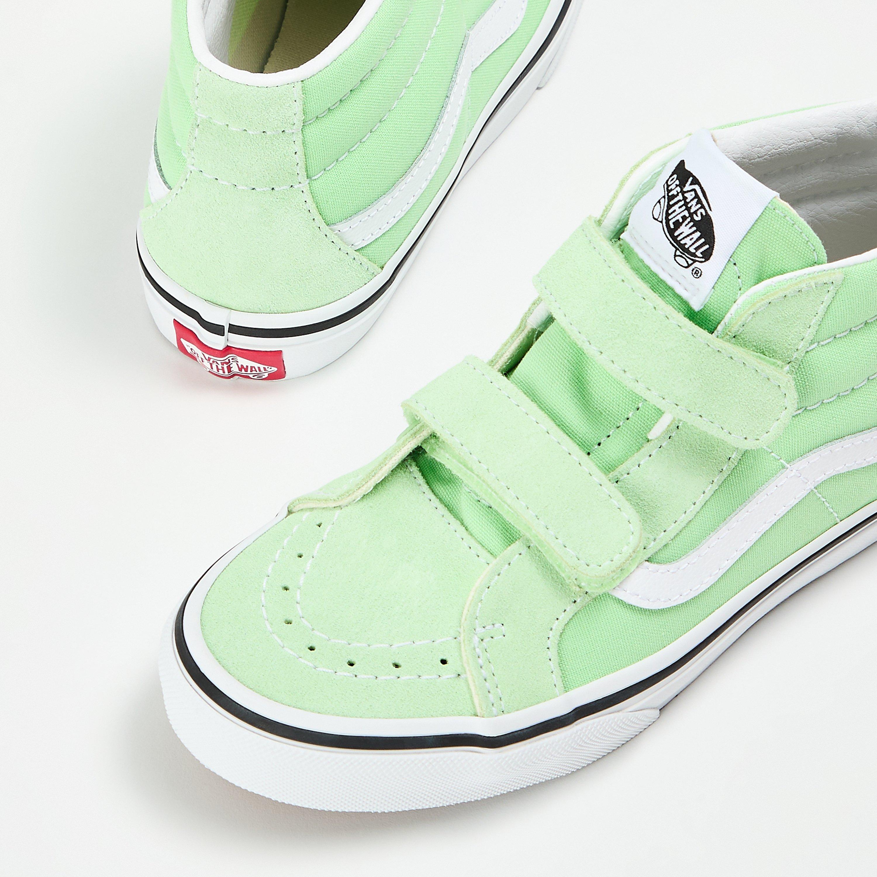Pistachio Green - Vans - Kids' Mid Reissue V Canvas High-Top Trainers - 3