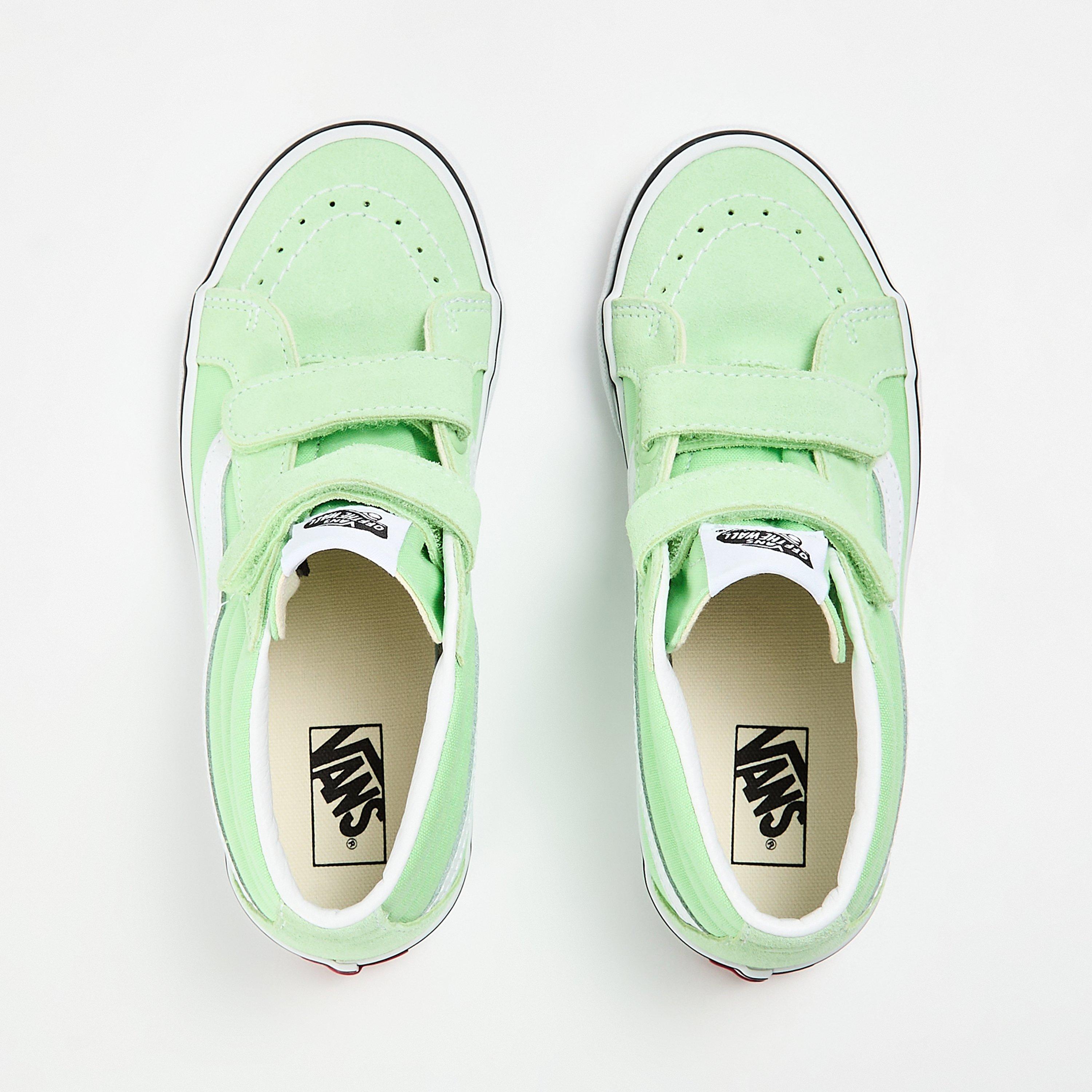 Pistachio Green - Vans - Kids' Mid Reissue V Canvas High-Top Trainers - 4
