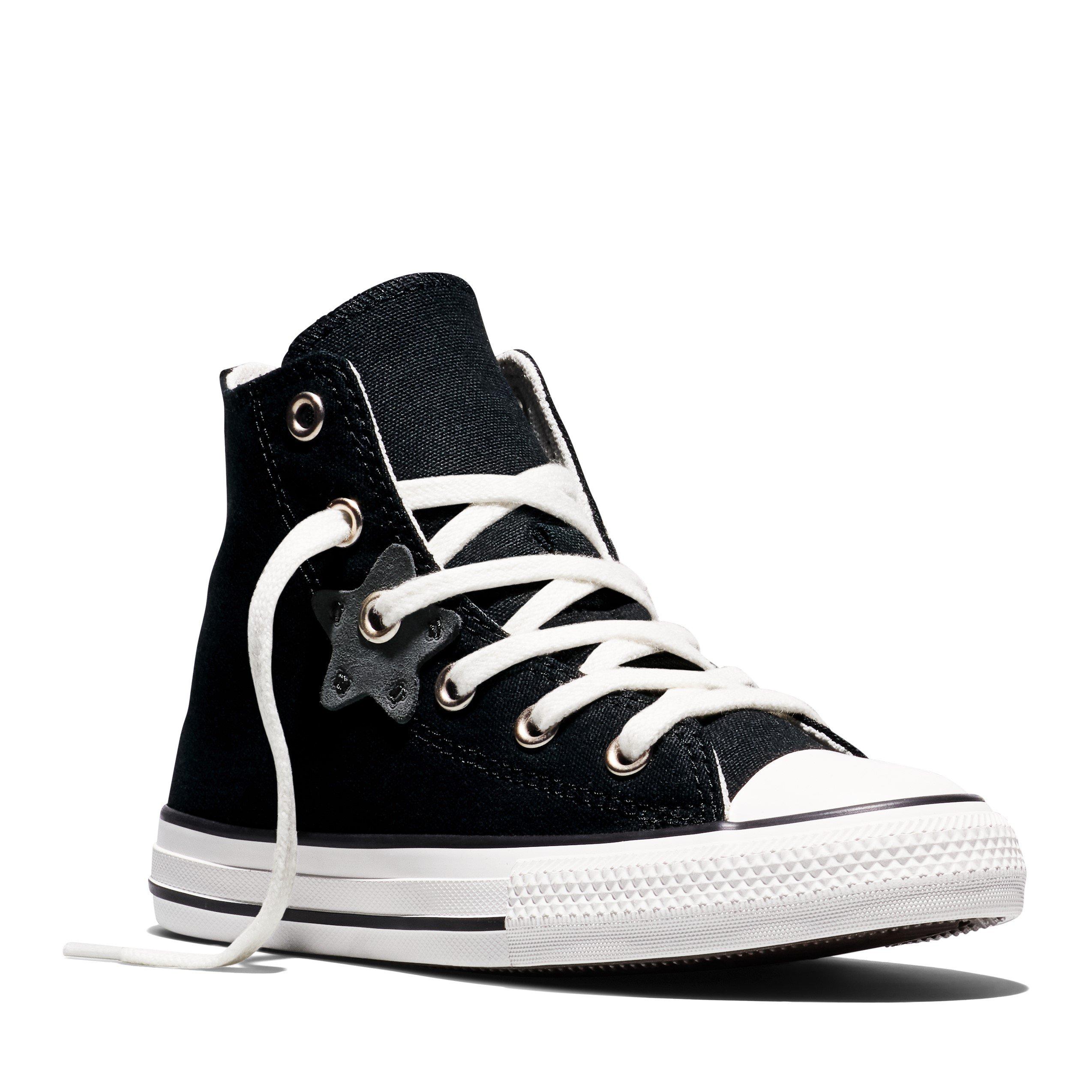Black/White/Blk - Converse - Kids' Chuck Taylor All Star Canvas High-Top Trainers - 5