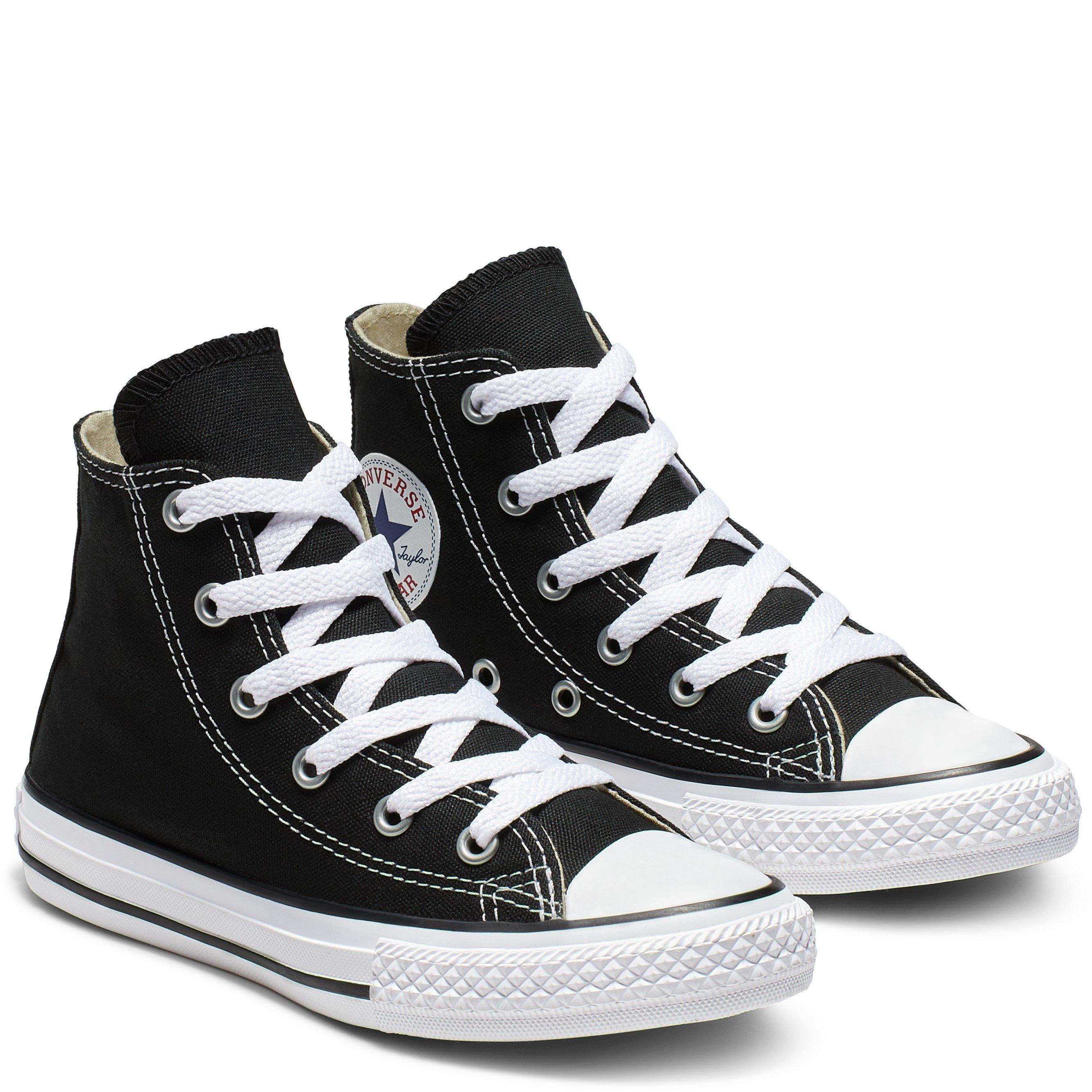 Black 001 - Converse - Chuck High Cut Canvas Shoes - 6