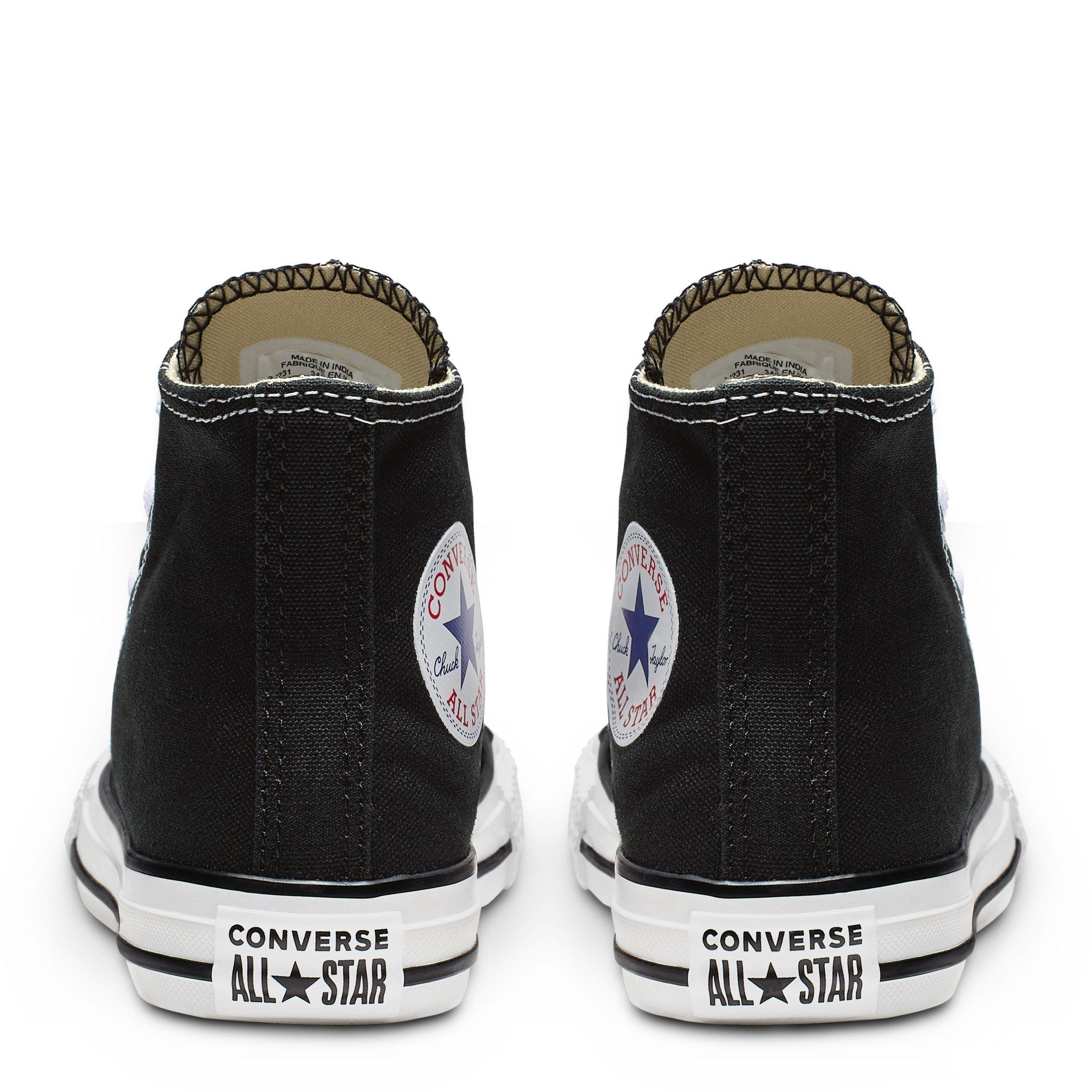 Black 001 - Converse - Chuck High Cut Canvas Shoes - 7
