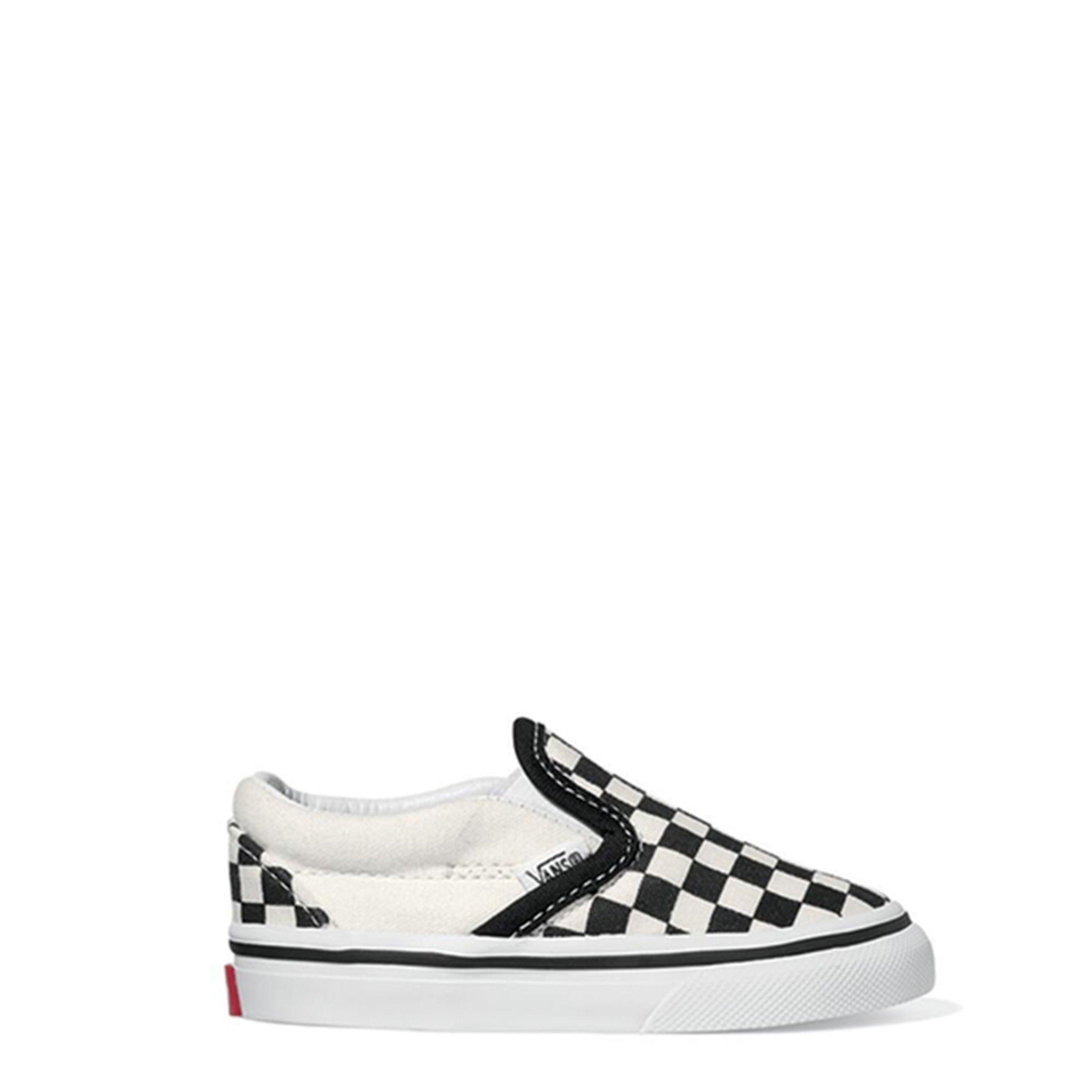 Black/White - Vans - Checker Slip-On Crib Shoes Unisex Infants