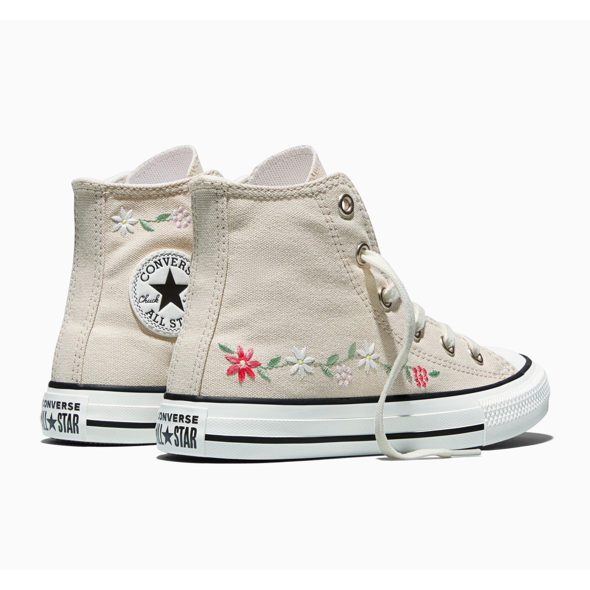 Blue/Vtnge/Whte - Converse - Kids' Canvas High-Top Trainers - 4