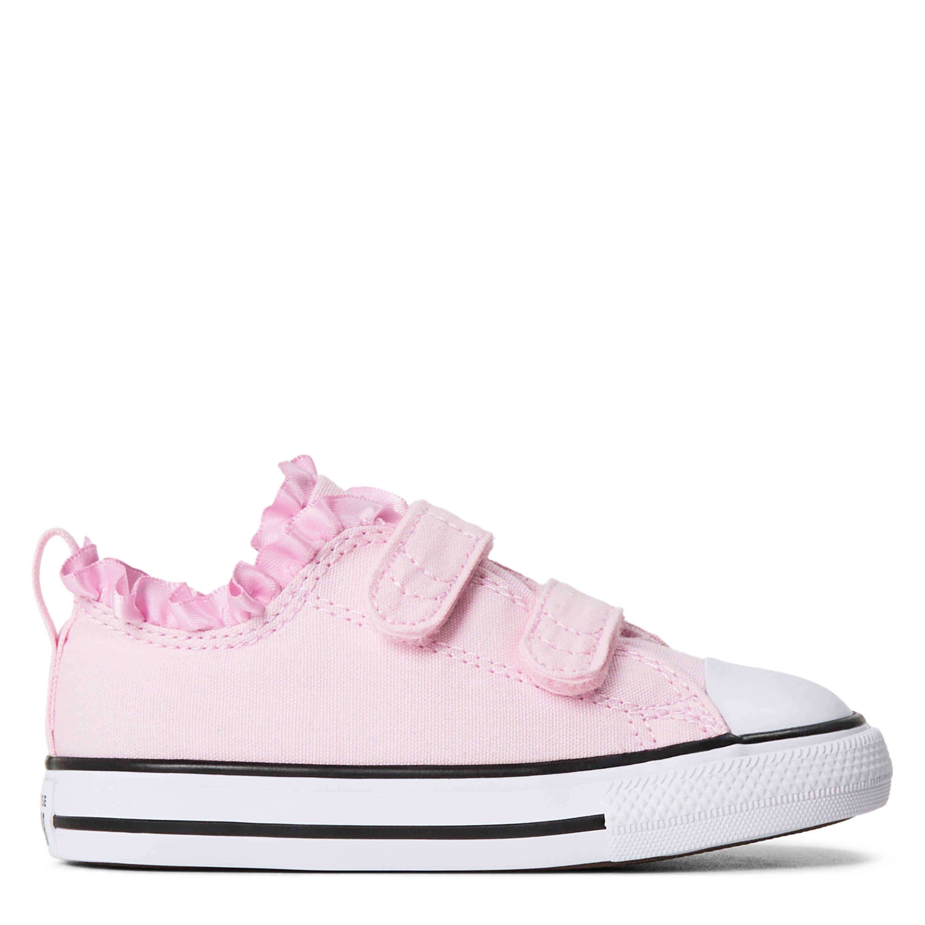 Bloom/White/Blk - Converse - Kids' Chuck Taylor All Star 2V Canvas Trainers - 1
