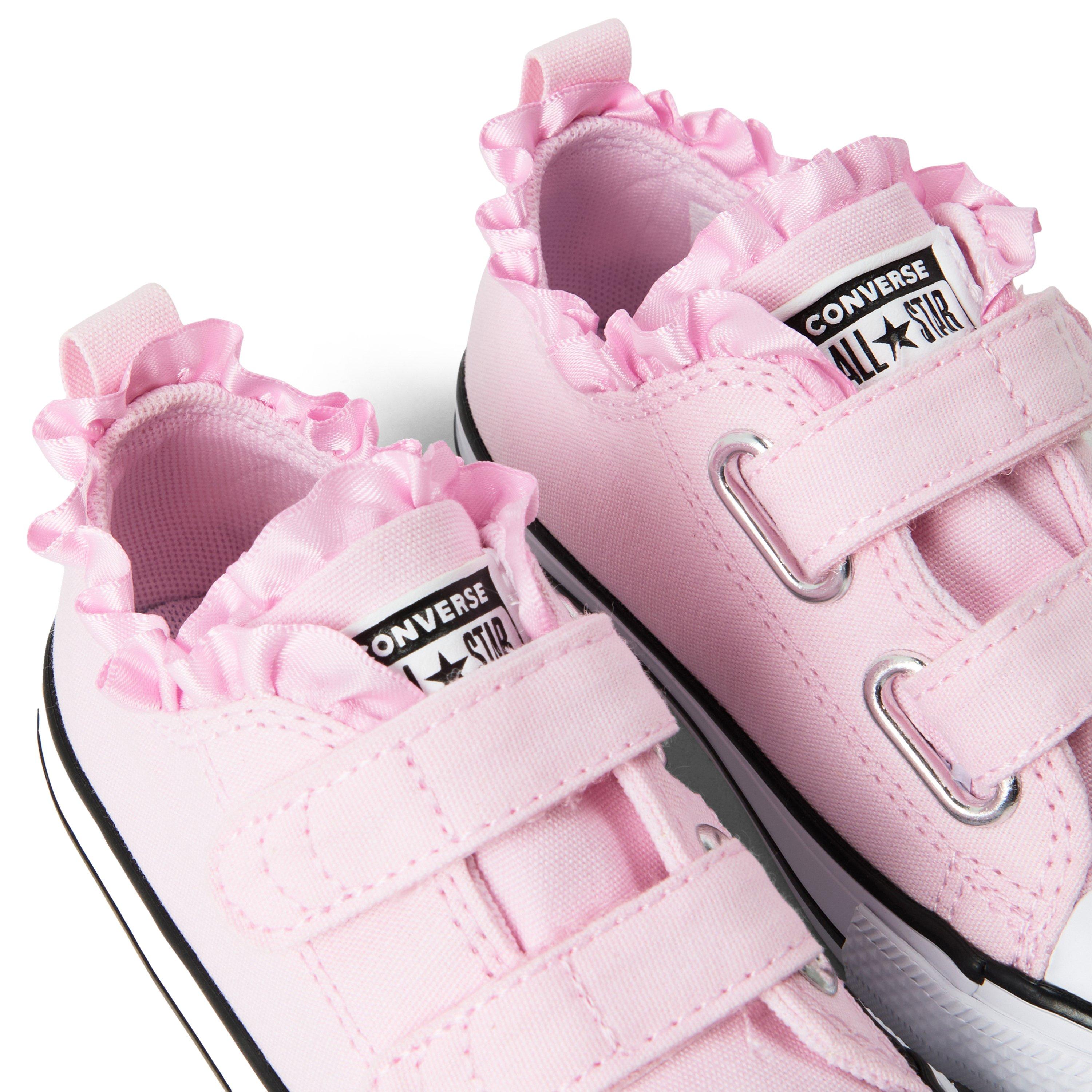 Bloom/White/Blk - Converse - Kids' Chuck Taylor All Star 2V Canvas Trainers - 3