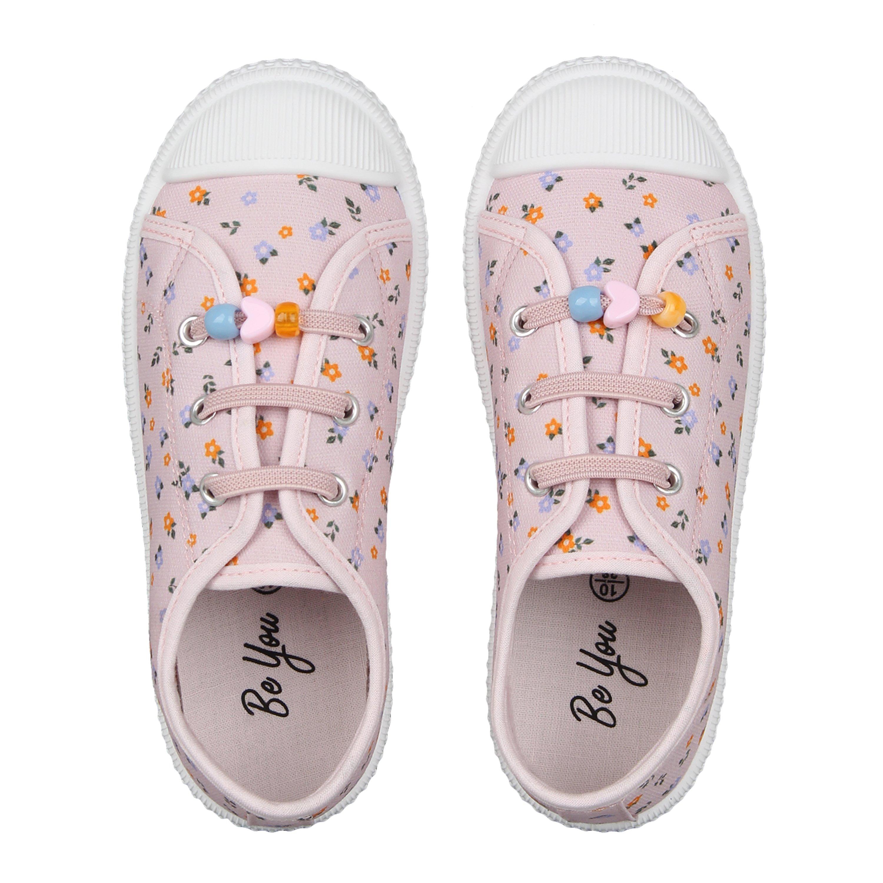 Huidskleurig - Be You - Studio Meisjes Charme Kant Sneakers - 5