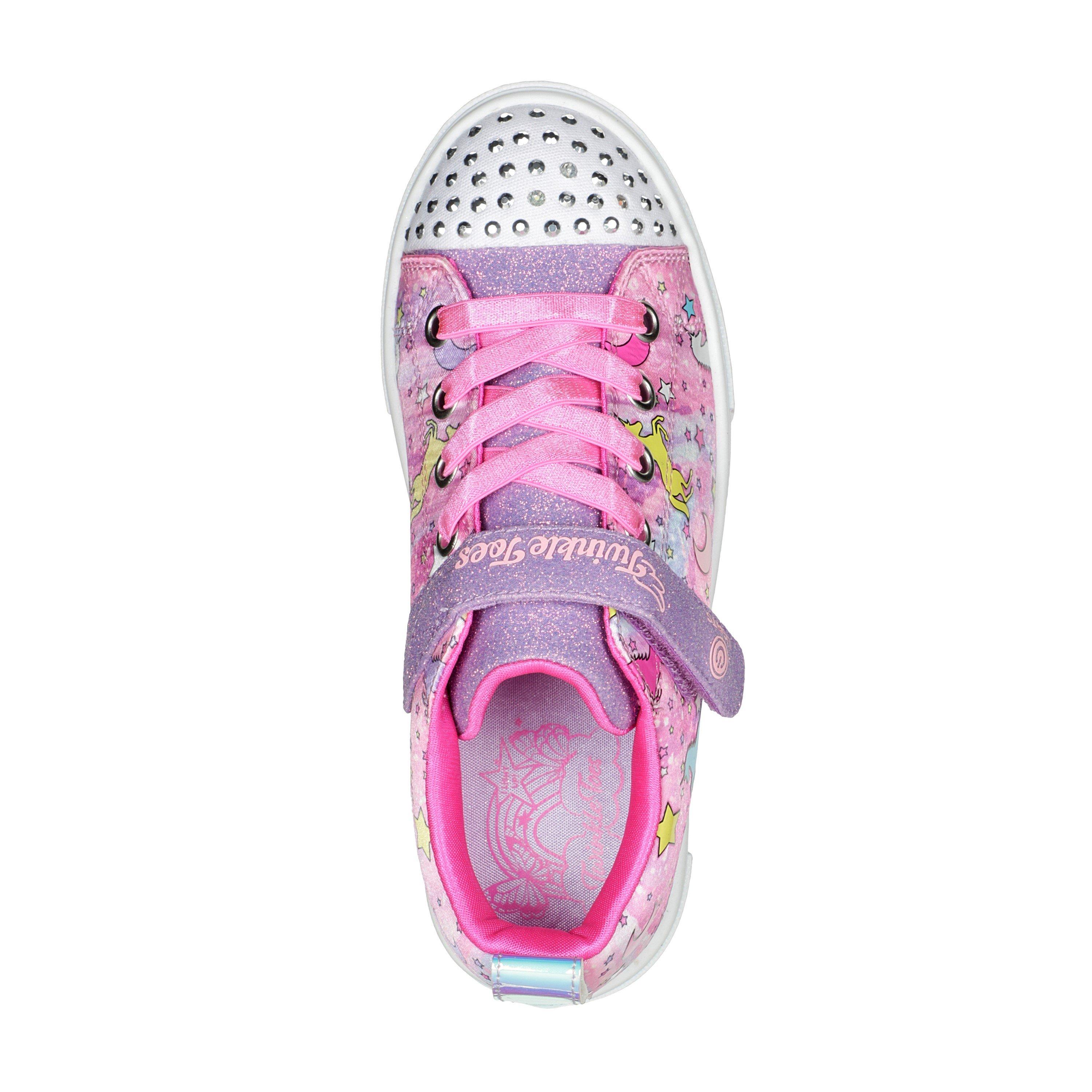 Pink Multi - Skechers - Twinkle Sparks Unicorn Dreams Childs Trainers - 5