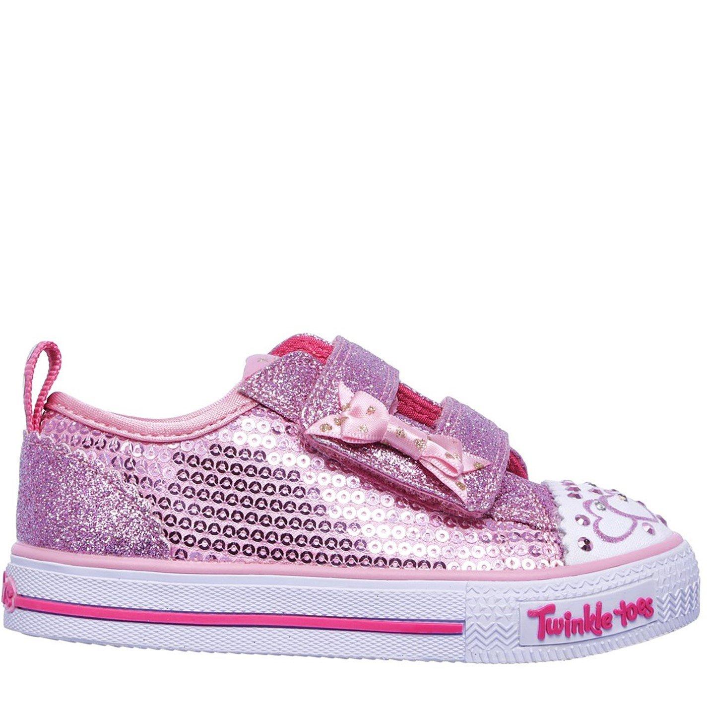 Skechers  Twinkle Toes Itsy Bitsy Shoes Infant Girls - Pink - C5 (22)