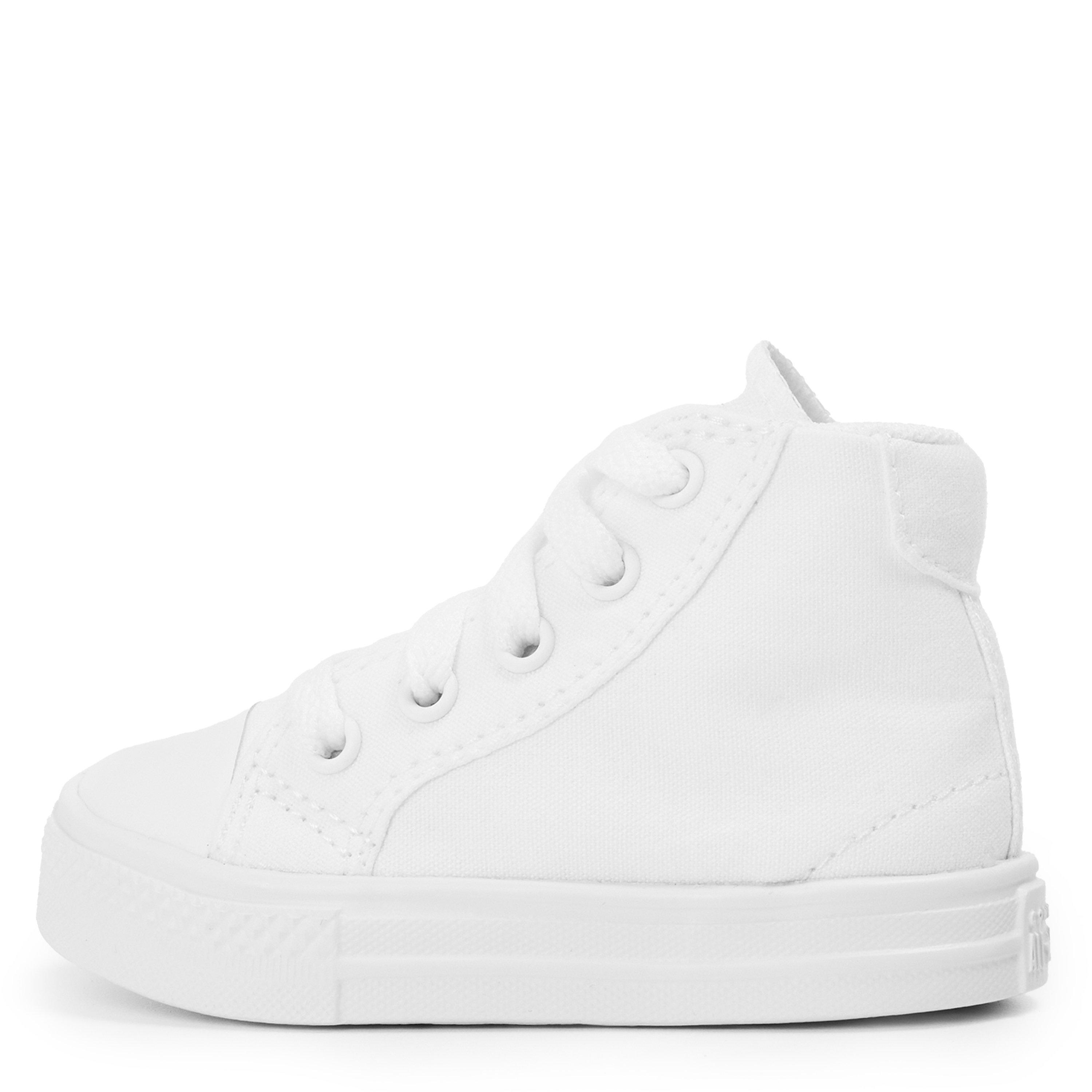 White - Converse - Kids' Canvas High-Top Trainers - 2