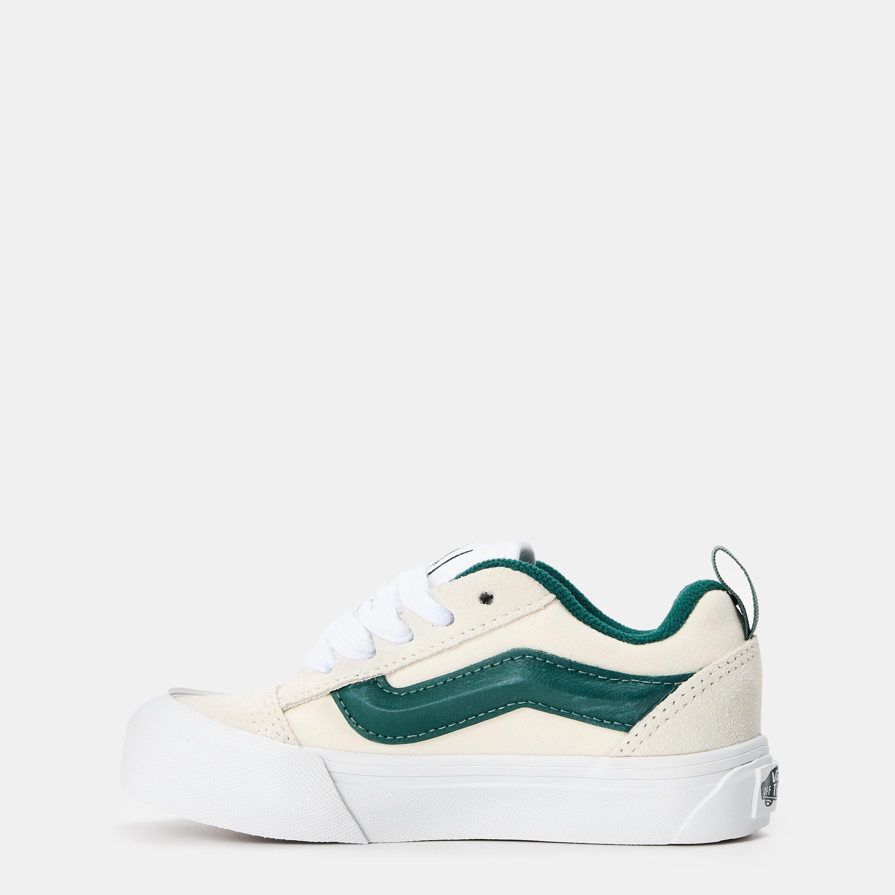 Verde/Mallow - Vans - Unisex Kids' Knu Skool Retro Sport Green/Marshma Canvas Trainers - 2
