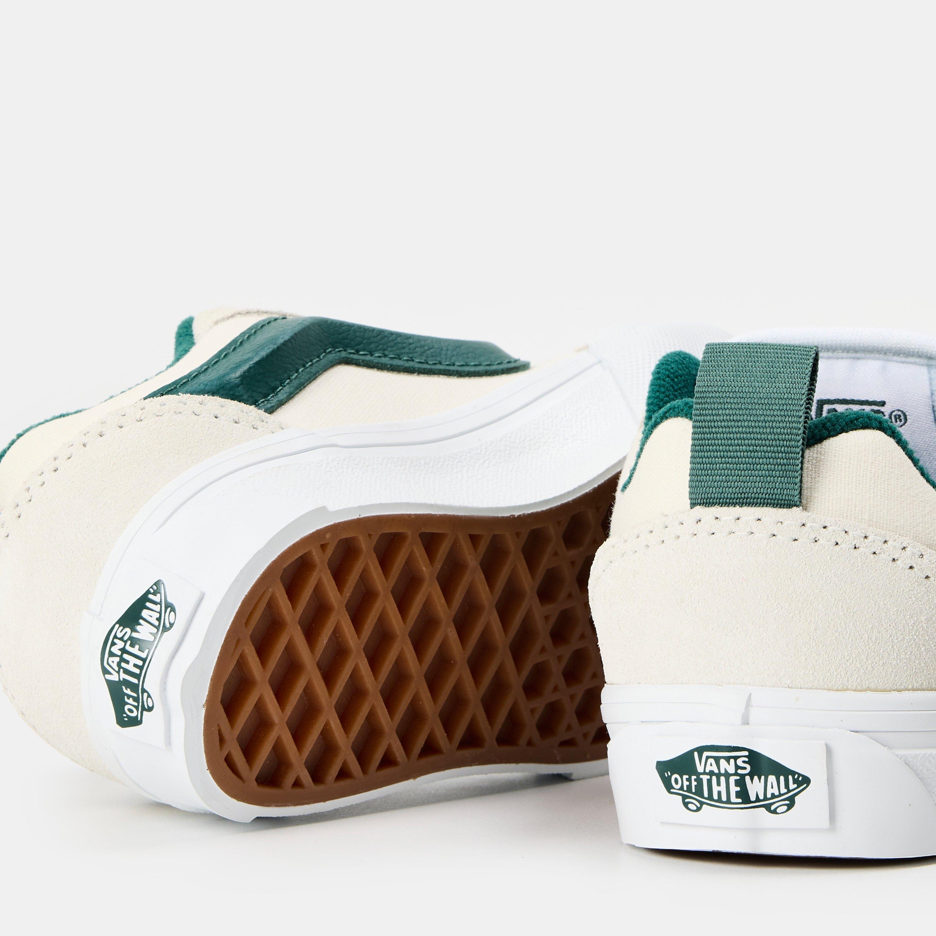 Verde/Mallow - Vans - Unisex Kids' Knu Skool Retro Sport Green/Marshma Canvas Trainers - 3