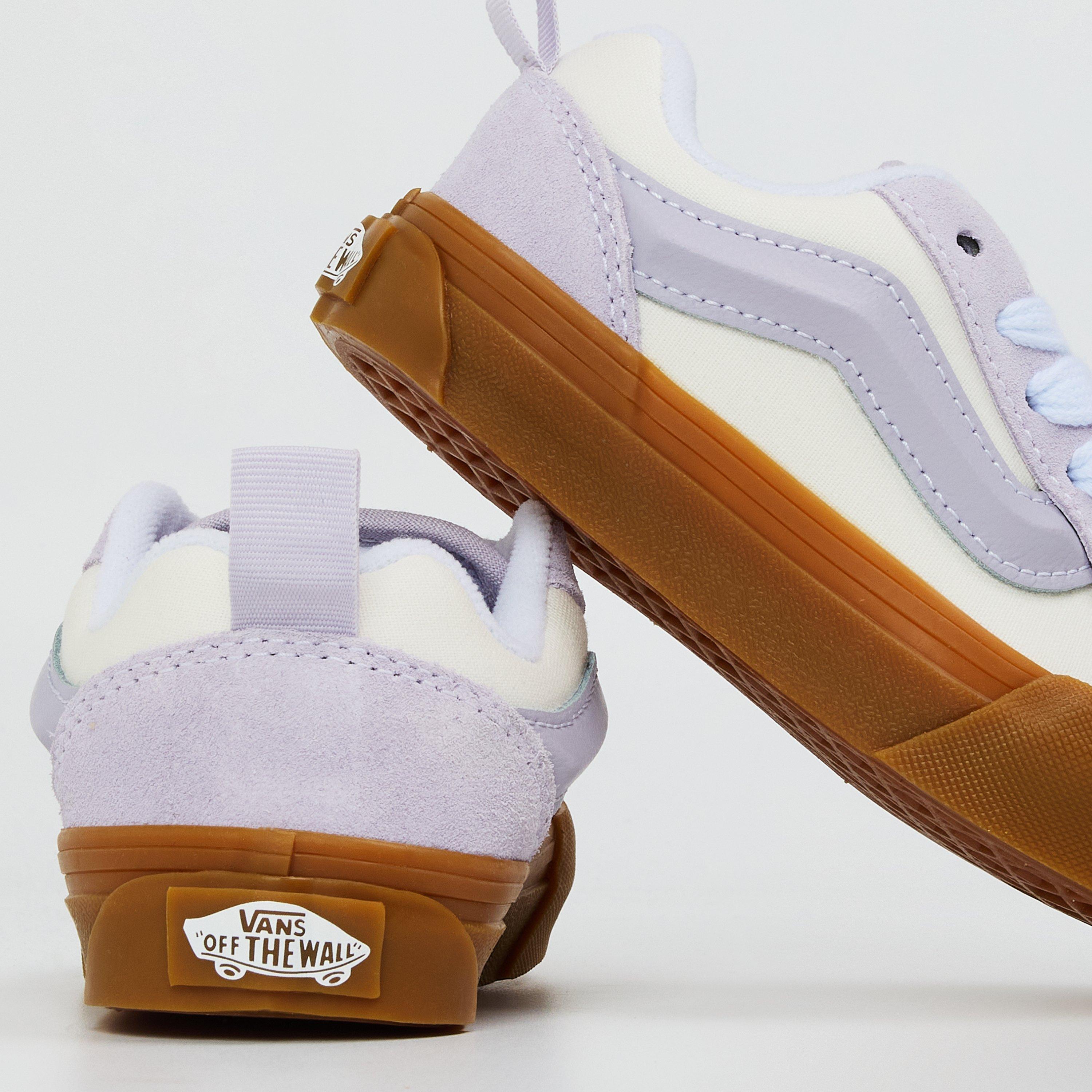 Lavanda - Vans - Kids' Knu Skool Retro Sport Green/Marshma Canvas Trainers - 3