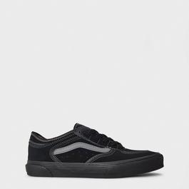 Vans Jn Rowley Classic Black/Black/Pewte Canvas Trainers Unisex Kids