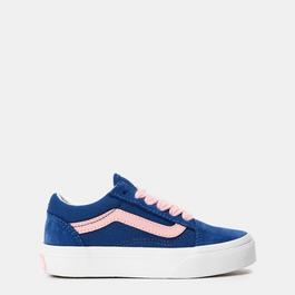 Vans Old Skool Neutral Block Gray/Gum Canvas Trainers Unisex Kids