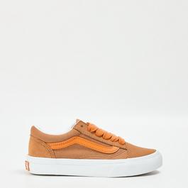 Vans Old Skool Neutral Block Gray/Gum Canvas Trainers Unisex Kids