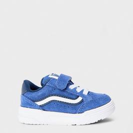 Vans Hylane V Suede Navy Canvas Trainers Boys