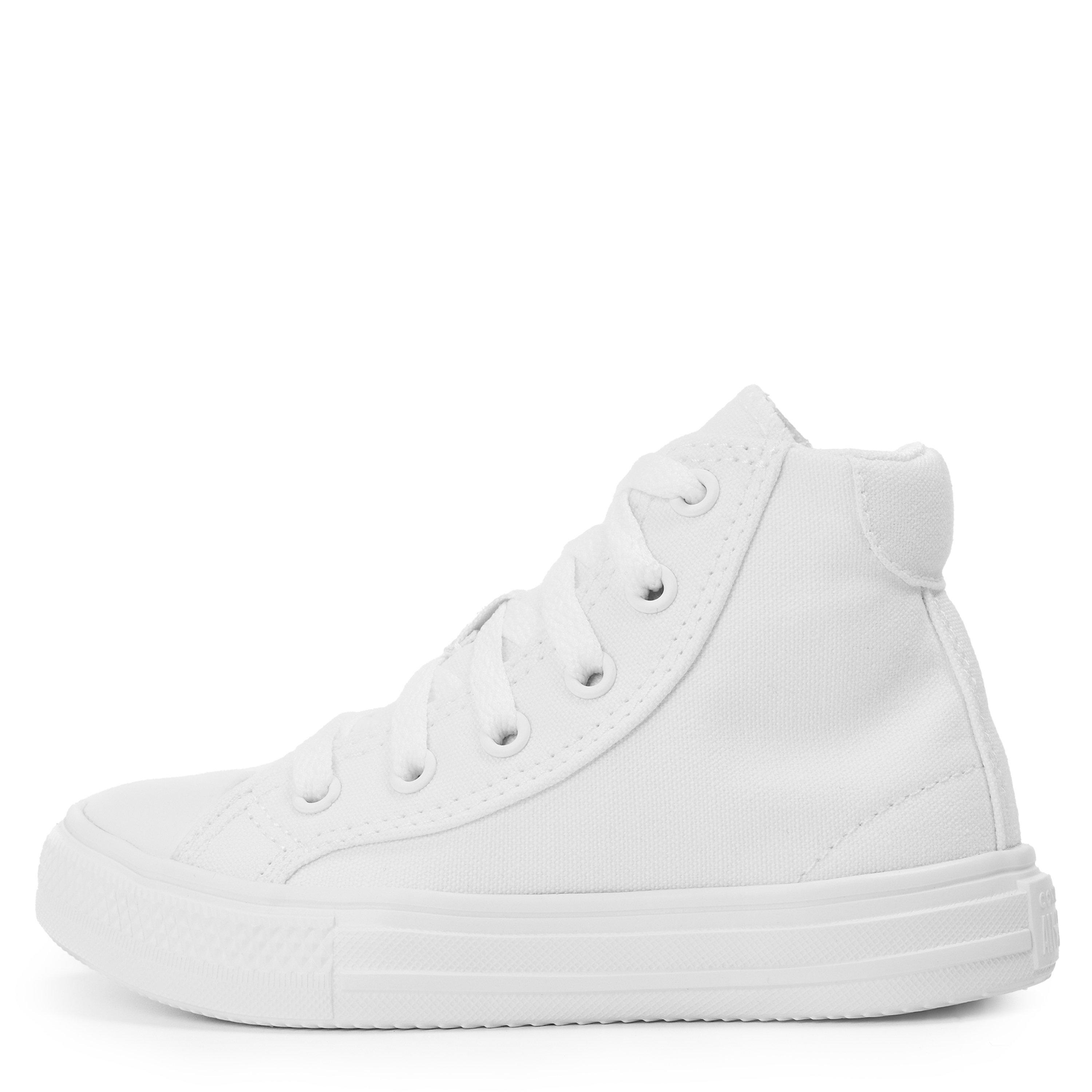 White - Converse - Kids' Canvas High-Top Trainers - 2
