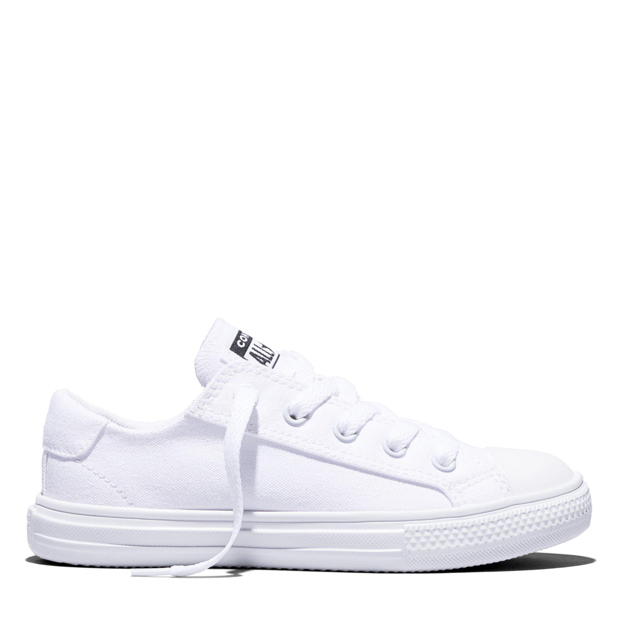 Converse  Kids Kids' Canvas Trainers - White - 13 (31.5)