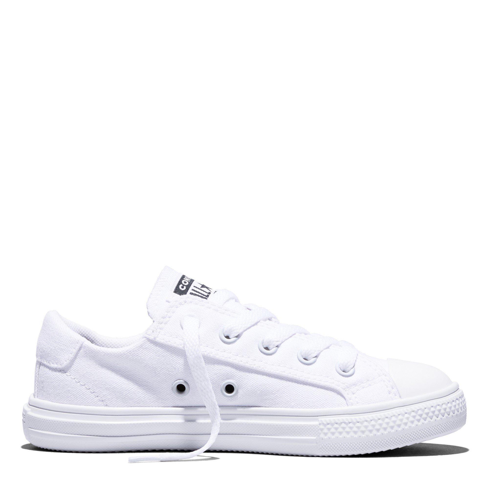 White - Converse - Kids' Canvas Trainers - 2